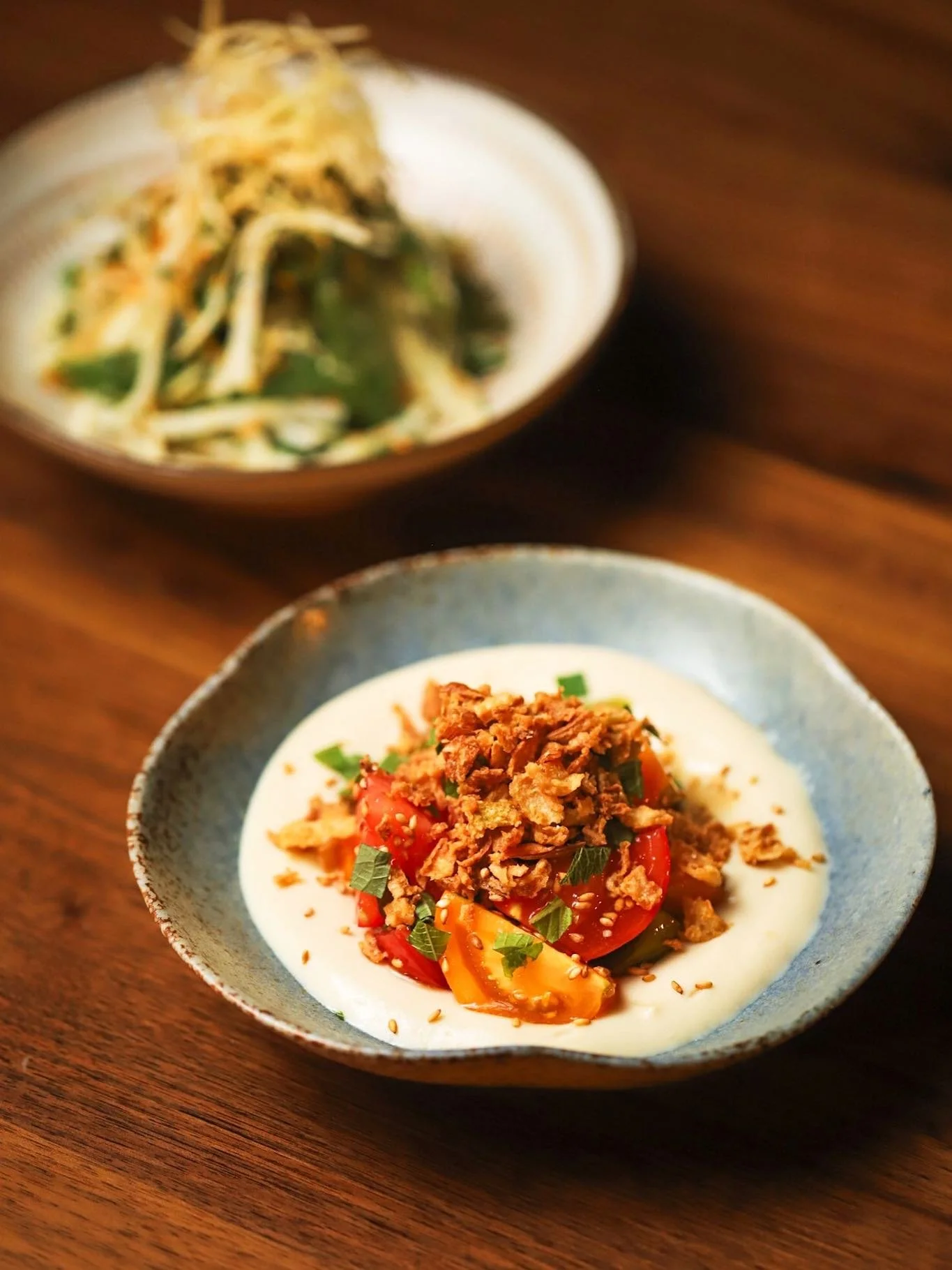 those new news! tofu &amp; tomato salad &harr;️ chef&rsquo;s salad 2.0!