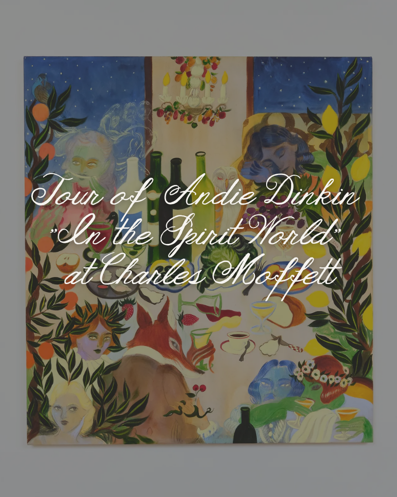 Andie Dinkin "In the Spirit World" at Charles Moffett