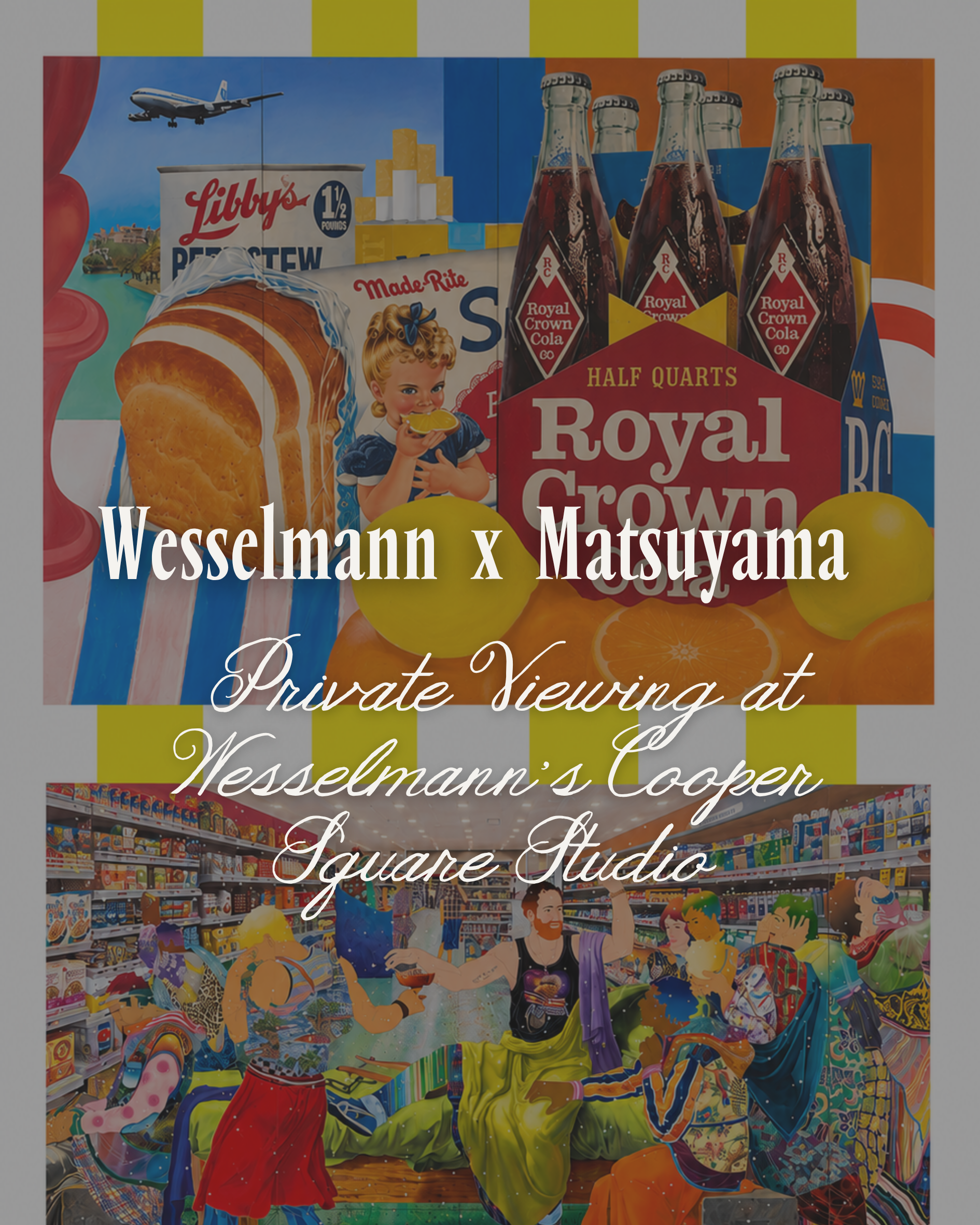 Tomokazu Matsuyama at Tom Wesselmann's Cooper Square Studio