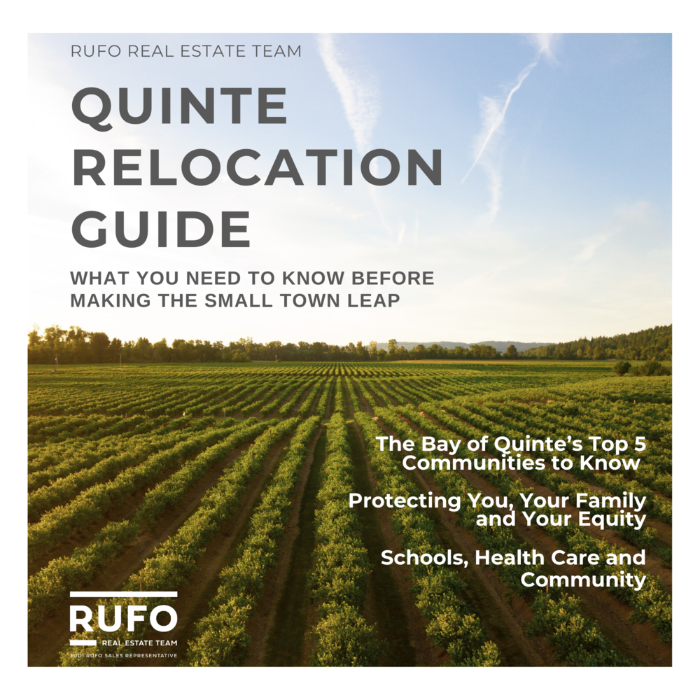 Introducing The Quinte Relocation Guide! — Rufo Real Estate Making