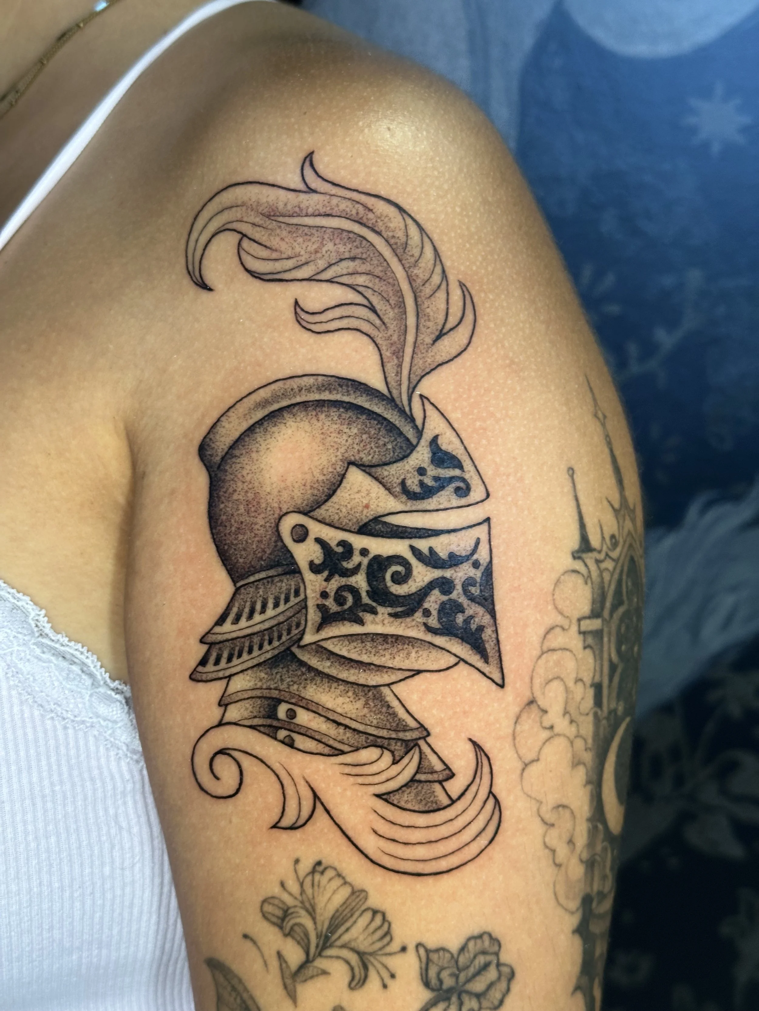 knights helmet (custom, fresh)