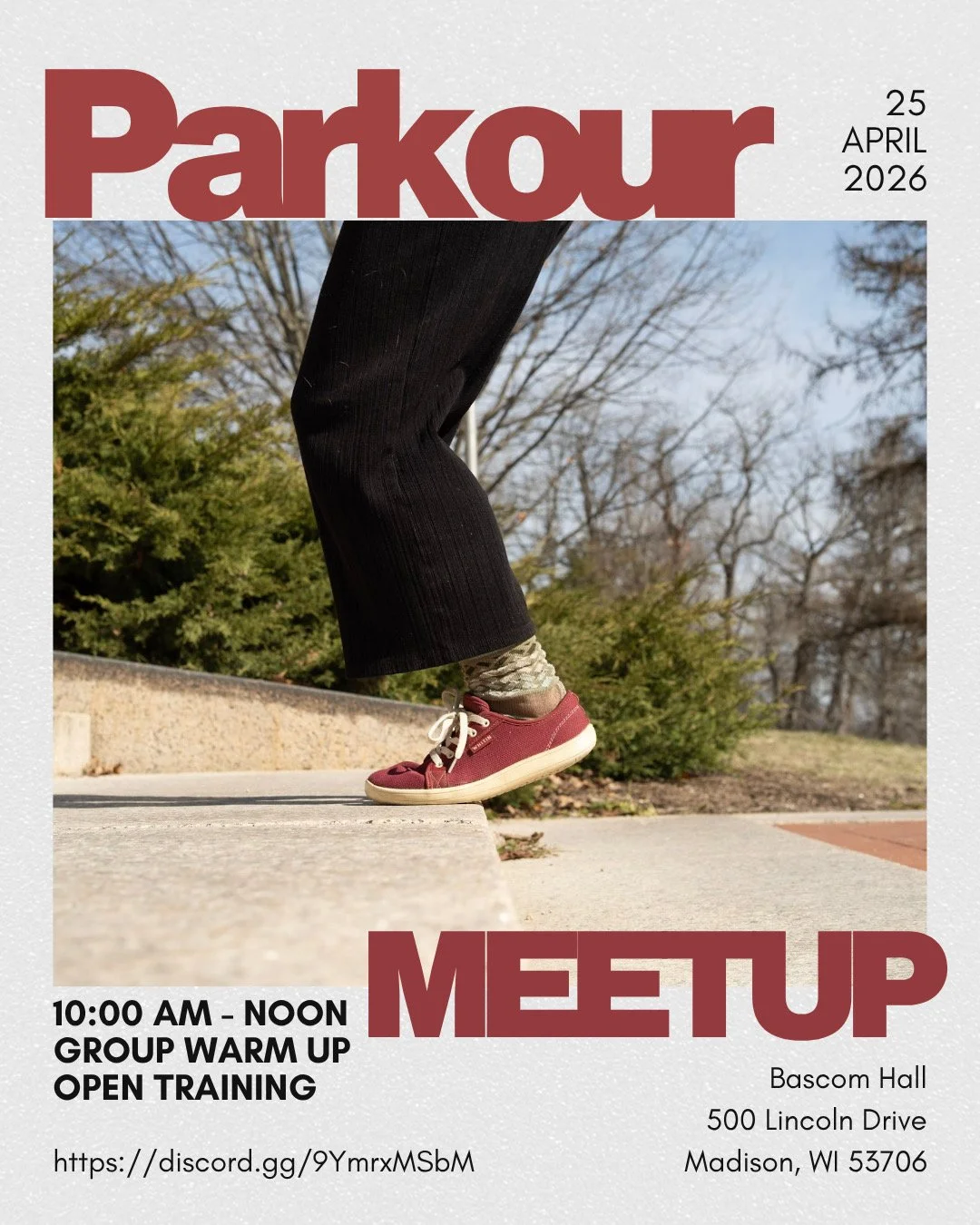 April Parkour Meetup