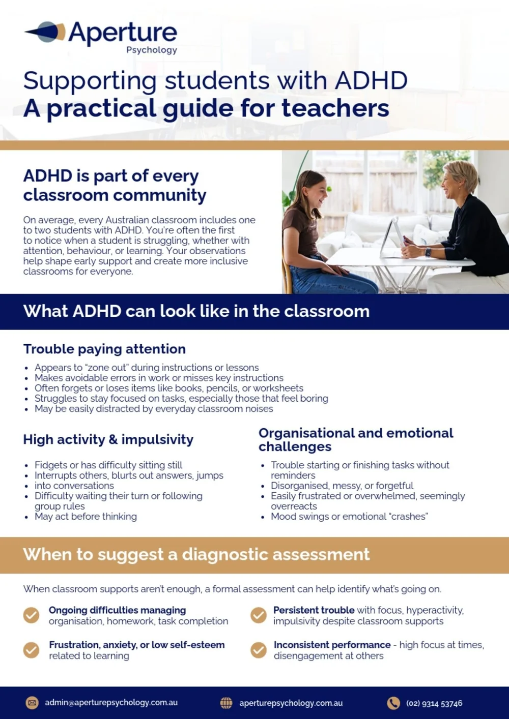 Supporting students with ADHD - A practical guide for teachers | Free ...