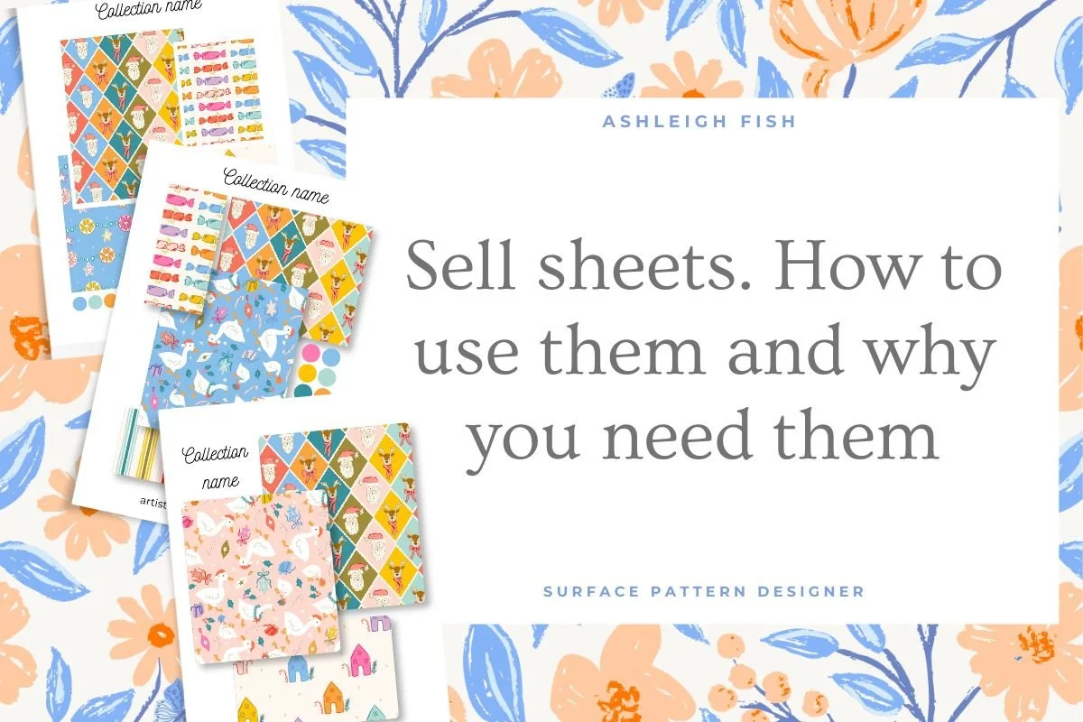 What Is a Sell Sheet, and Why Every Surface Pattern Designer Needs One