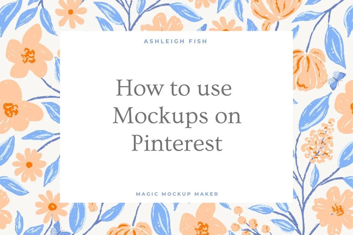 How to use mockups on Pinterest