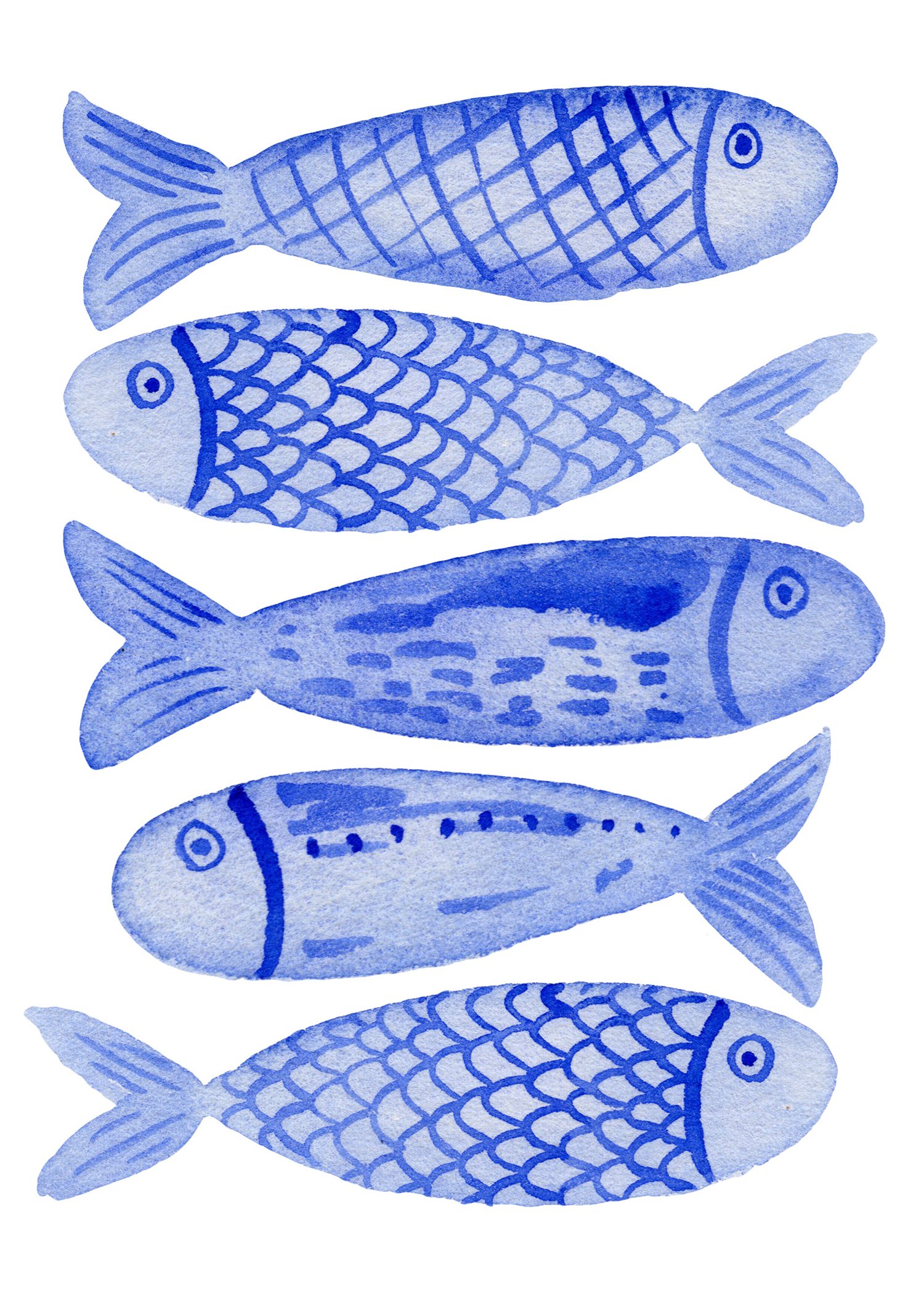 Blue fish watercolor Cardsle.jpg