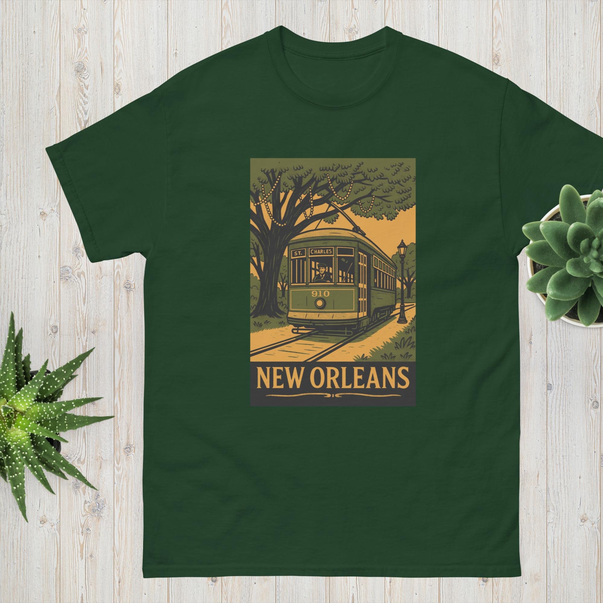 unisex-classic-tee-forest-green-front-689240596b6e8.jpg