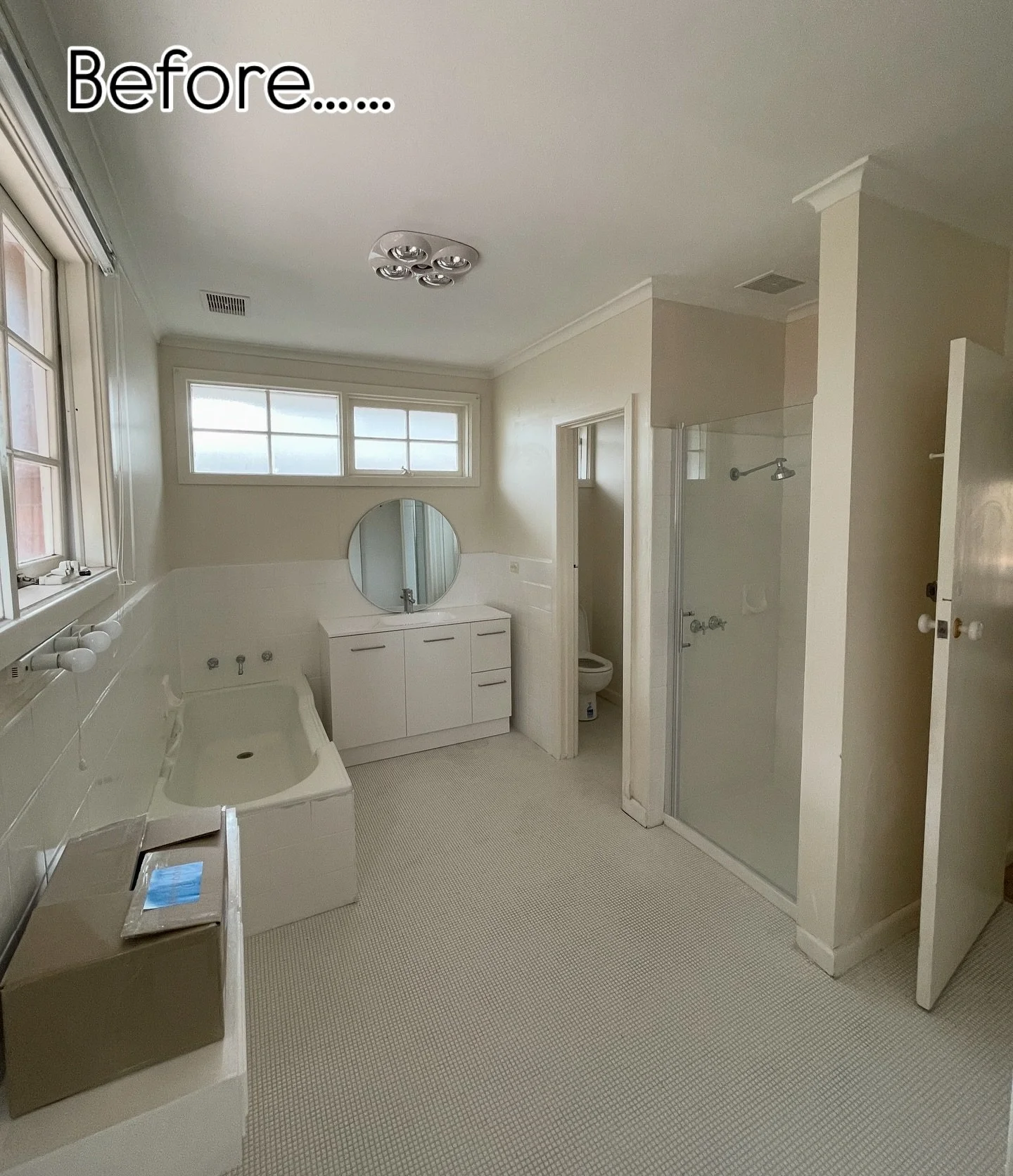 Before and after transformation:

Swipe to see how this 1970s Hampton home was completely transformed &mdash; from closed-off and dated to light-filled, connected, and made for easy coastal living.
By reconfiguring the layout, we brought the living 