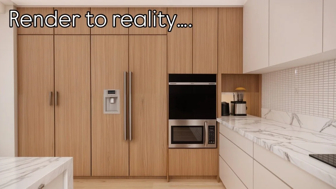 From render to reality&hellip;the computer generated images of our South Yarra renovation helped the homeowners to visualise the transformation of their home before any construction work started and it was too late to change their minds. 
We think th