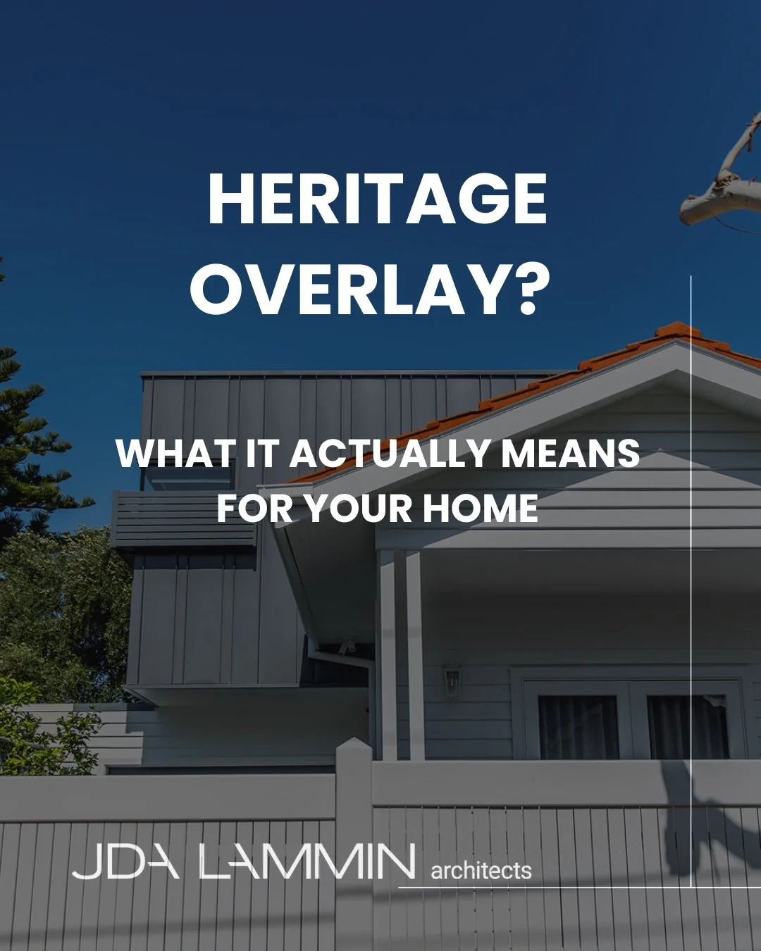 🏠Heritage Overlays: what do they actually mean for your home?
A lot of homeowners feel confused when they want to build or renovate but their property is affected by a Heritage Overlay. One of the most common misconceptions is that it only applies 