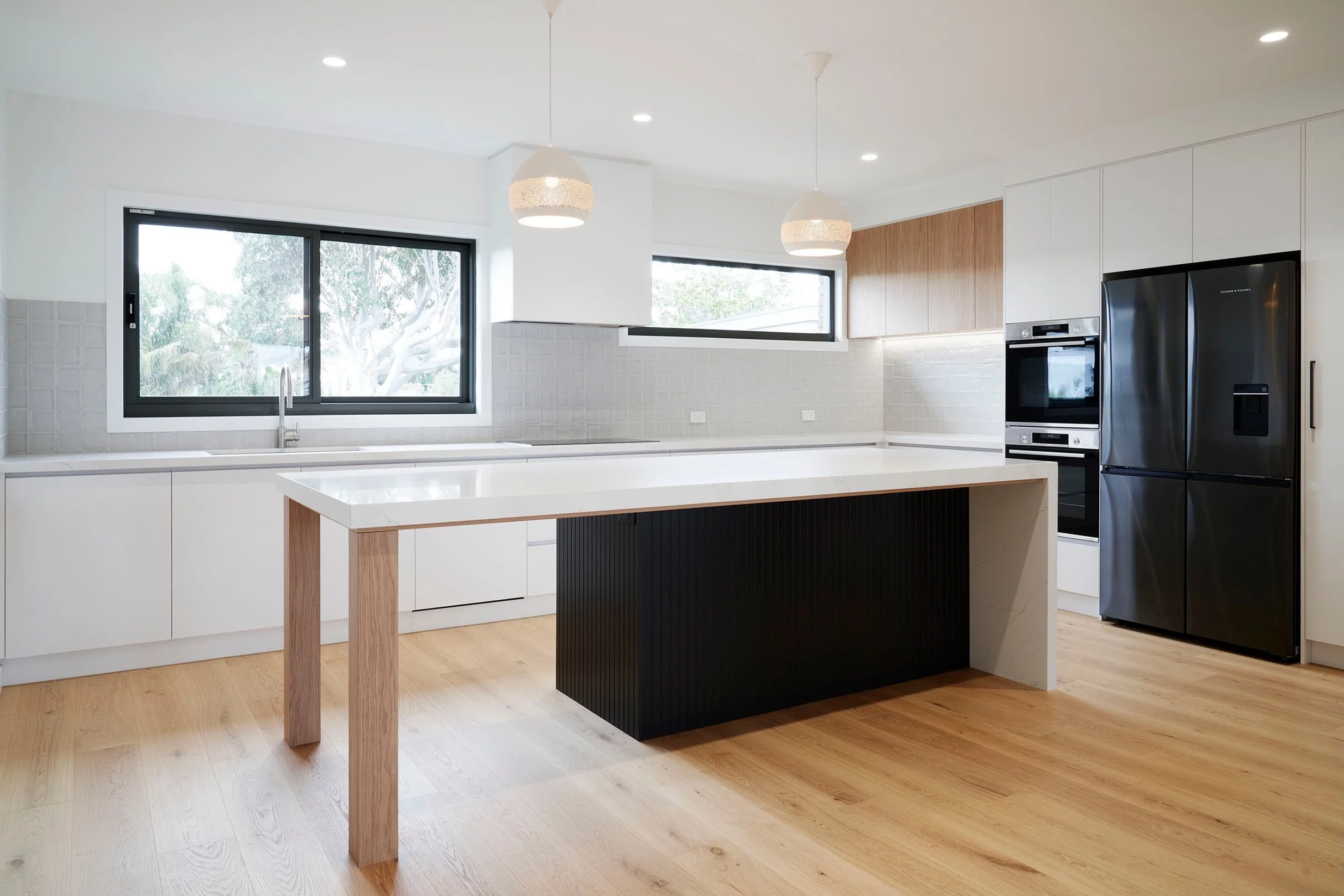 When we designed this kitchen for the Black Rock homeowners, we not only thought about how the space was going to be used as the focal point of the first floor family area, but how the materials would work with the layout to enhance the home. 
At JDA
