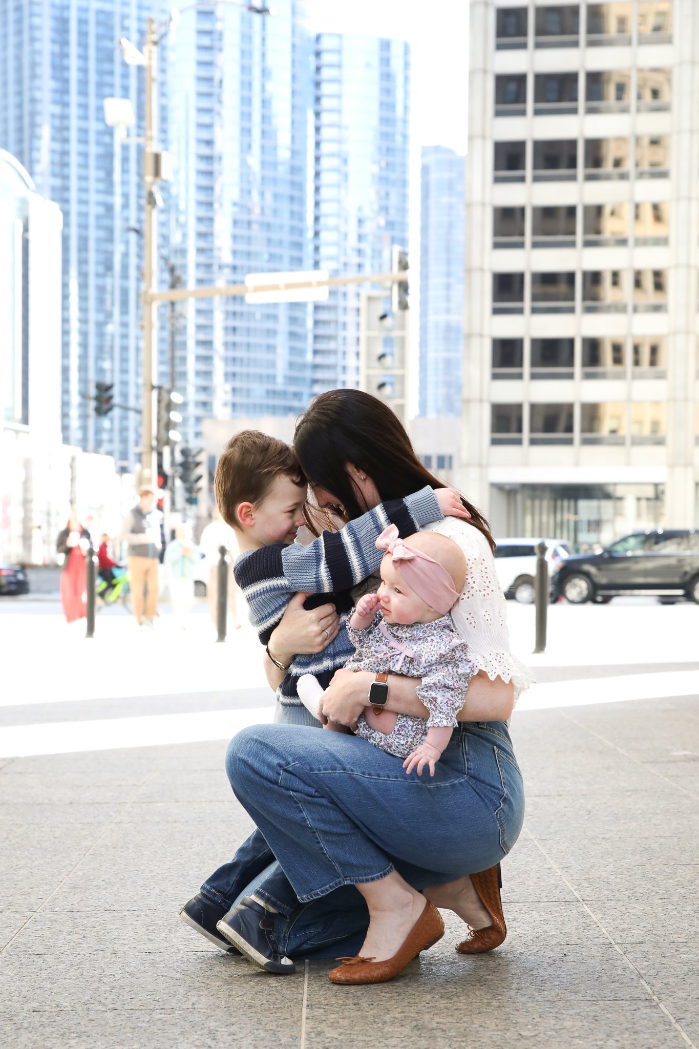 Motherhood Portrait Downtown Chicago