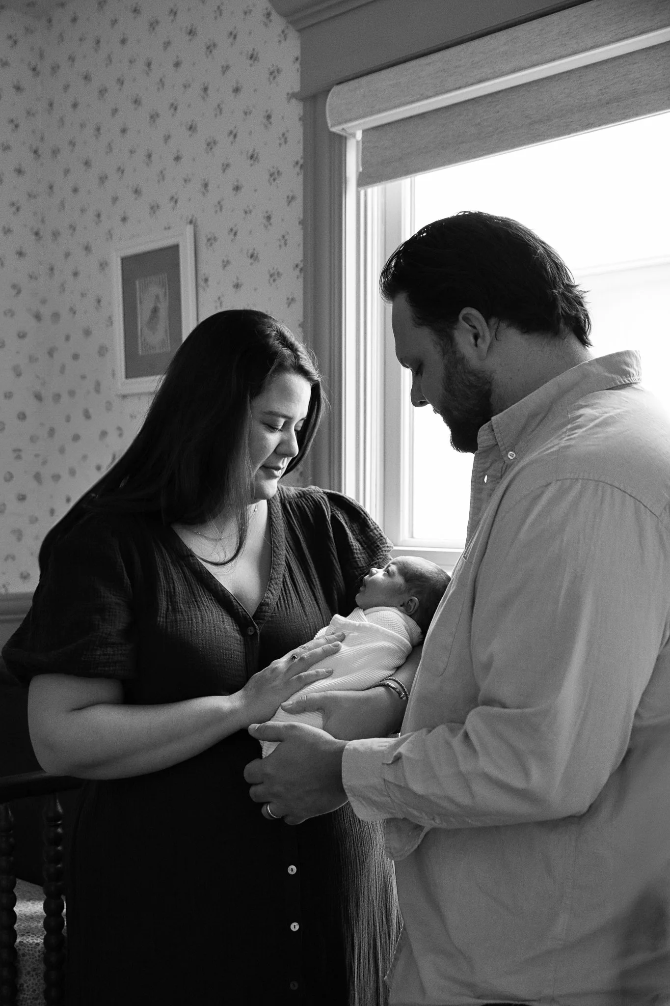 Cozy At Home Newborn Session Chicago