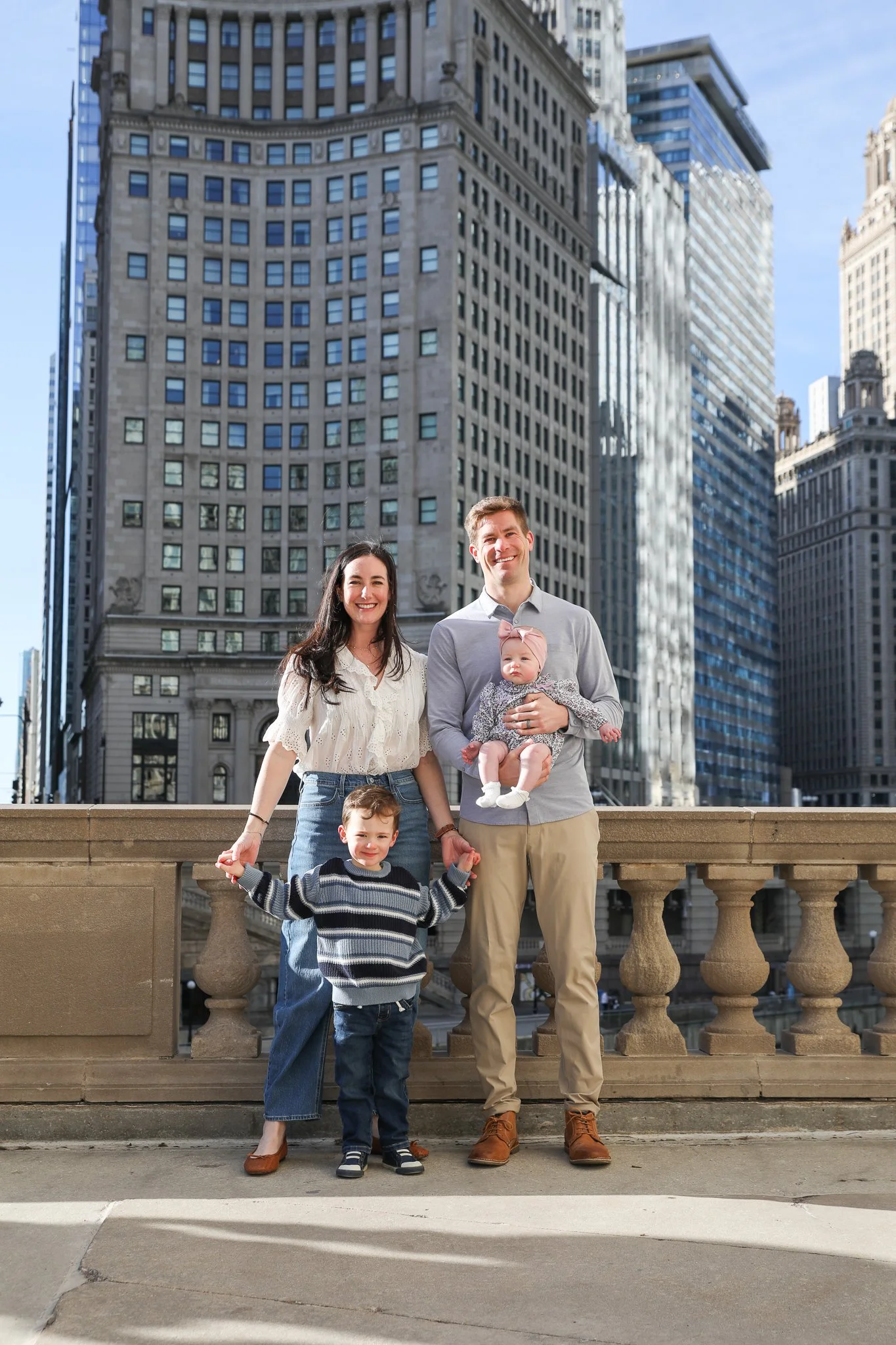 Family Portrait Downtown Chicago