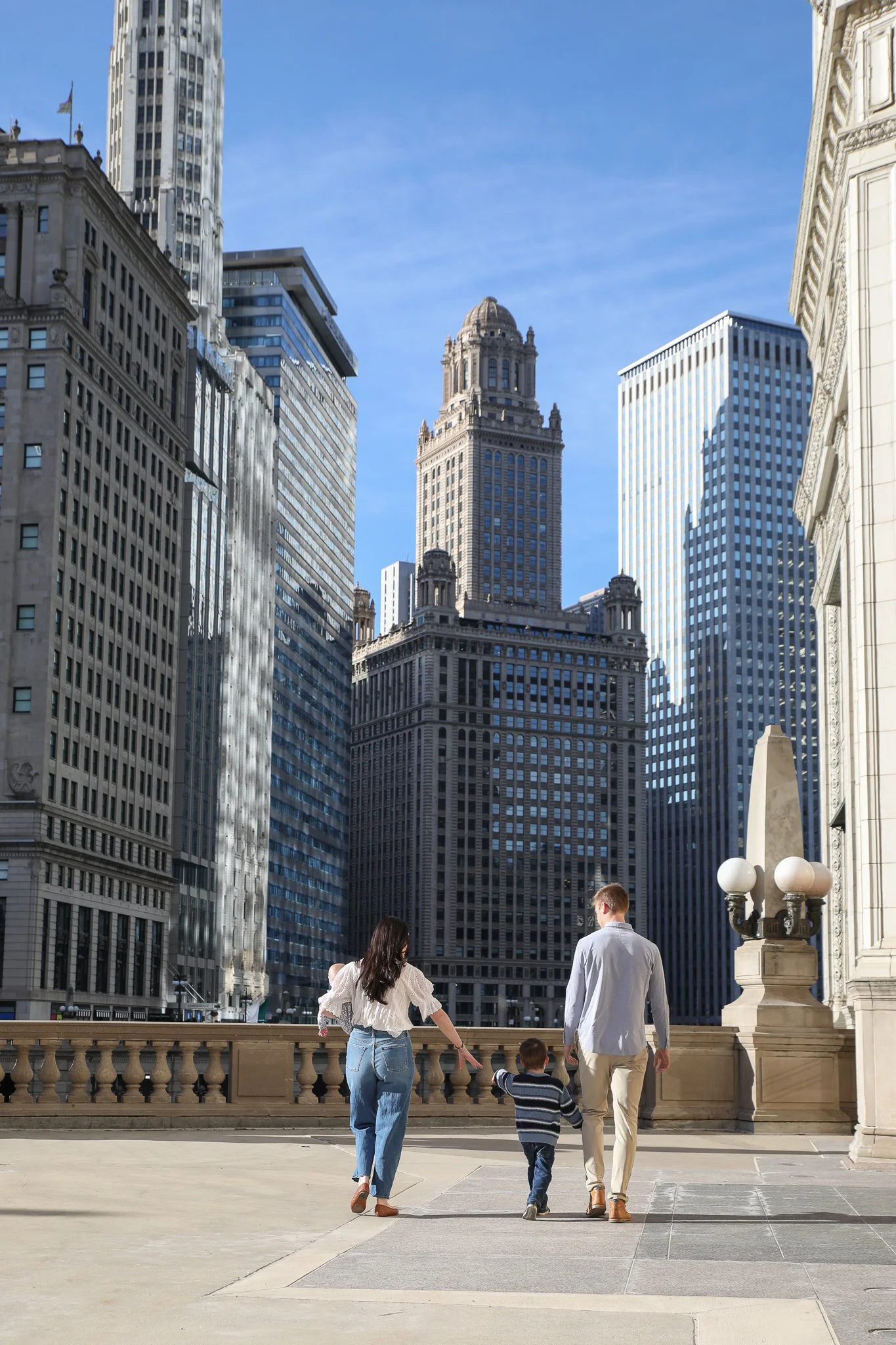 Family Portrait Downtown Chicago
