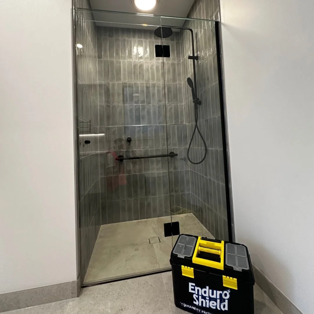 Happy hump day!

Let EnduroShield do the work for you and enjoy the effortless cleaning of your showers for years to come. 

No more scrubbing soap scum, no more arm aches.

#enduroshield #effortless #shower #melbourne #easycleans #fyp