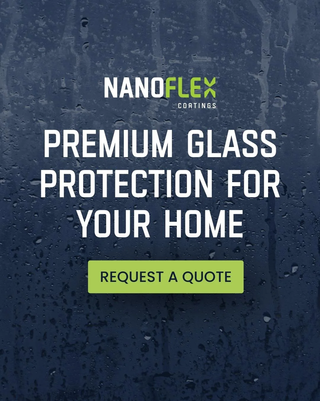 🏡 Your home should be enjoyed, not constantly maintained.

Glass looks incredible when it's new.

Then come the water spots, mineral deposits, dirt and staining that can leave you scrubbing every weekend.

Nanoflex Coatings helps protect glass surfa