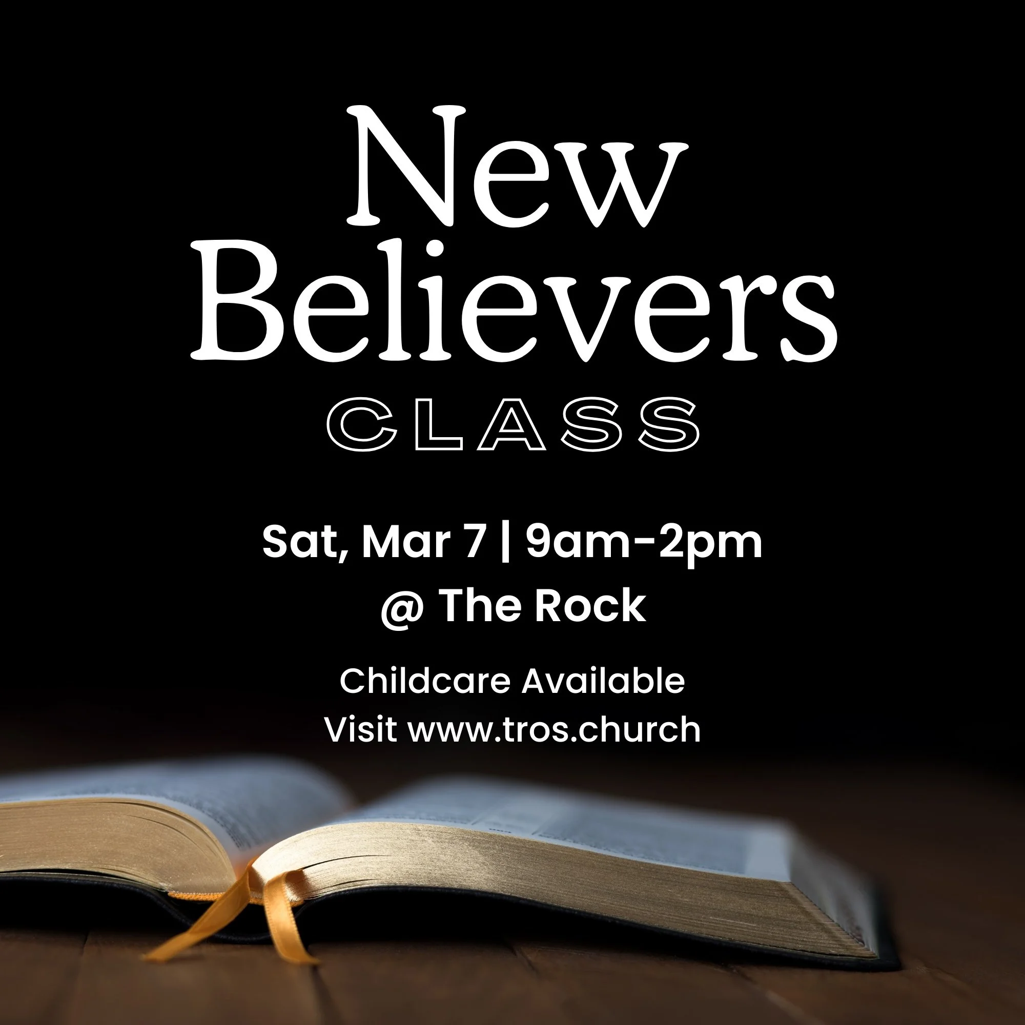 New Believers Class