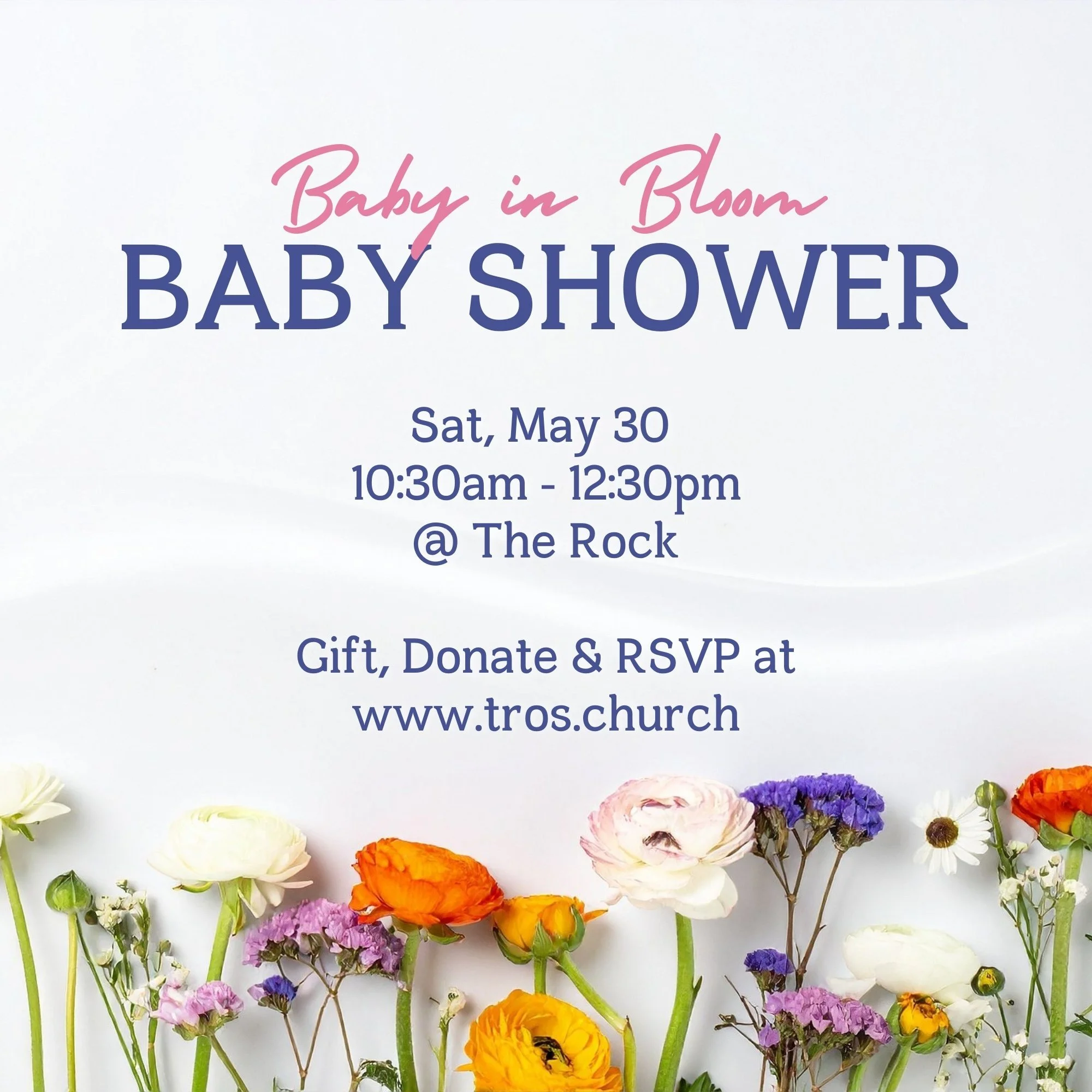 Baby in Bloom Baby Shower