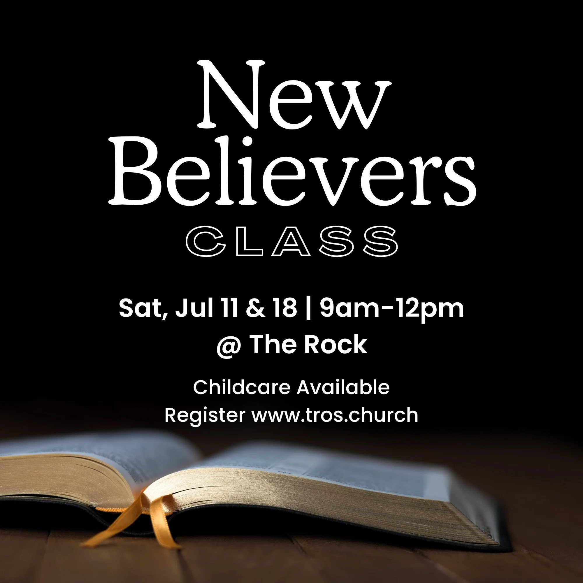 New Believers Class