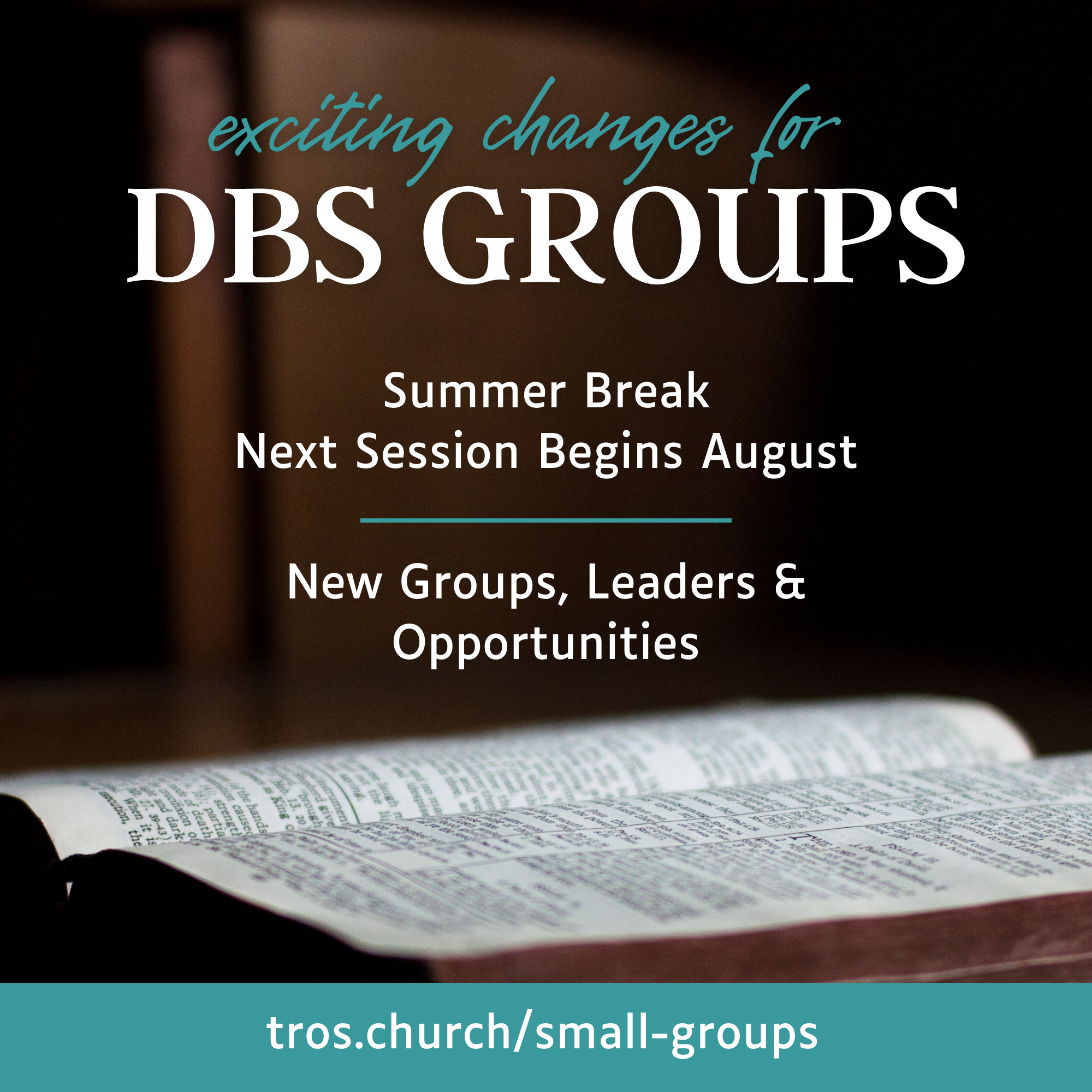 DBS Summer Break