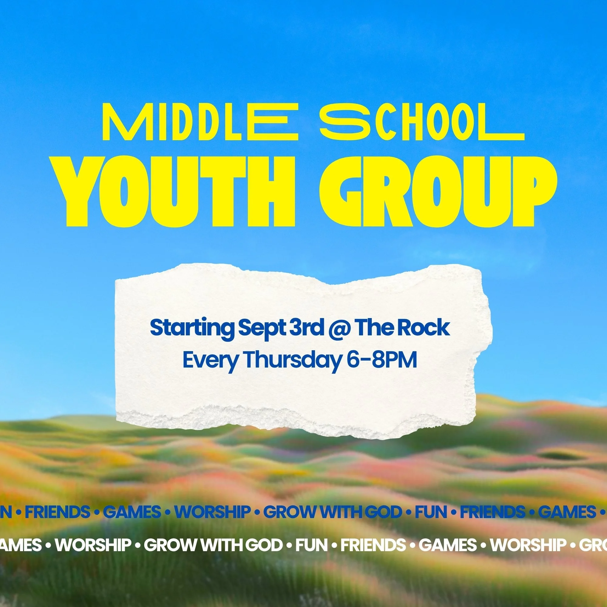 Middle School Youth Group