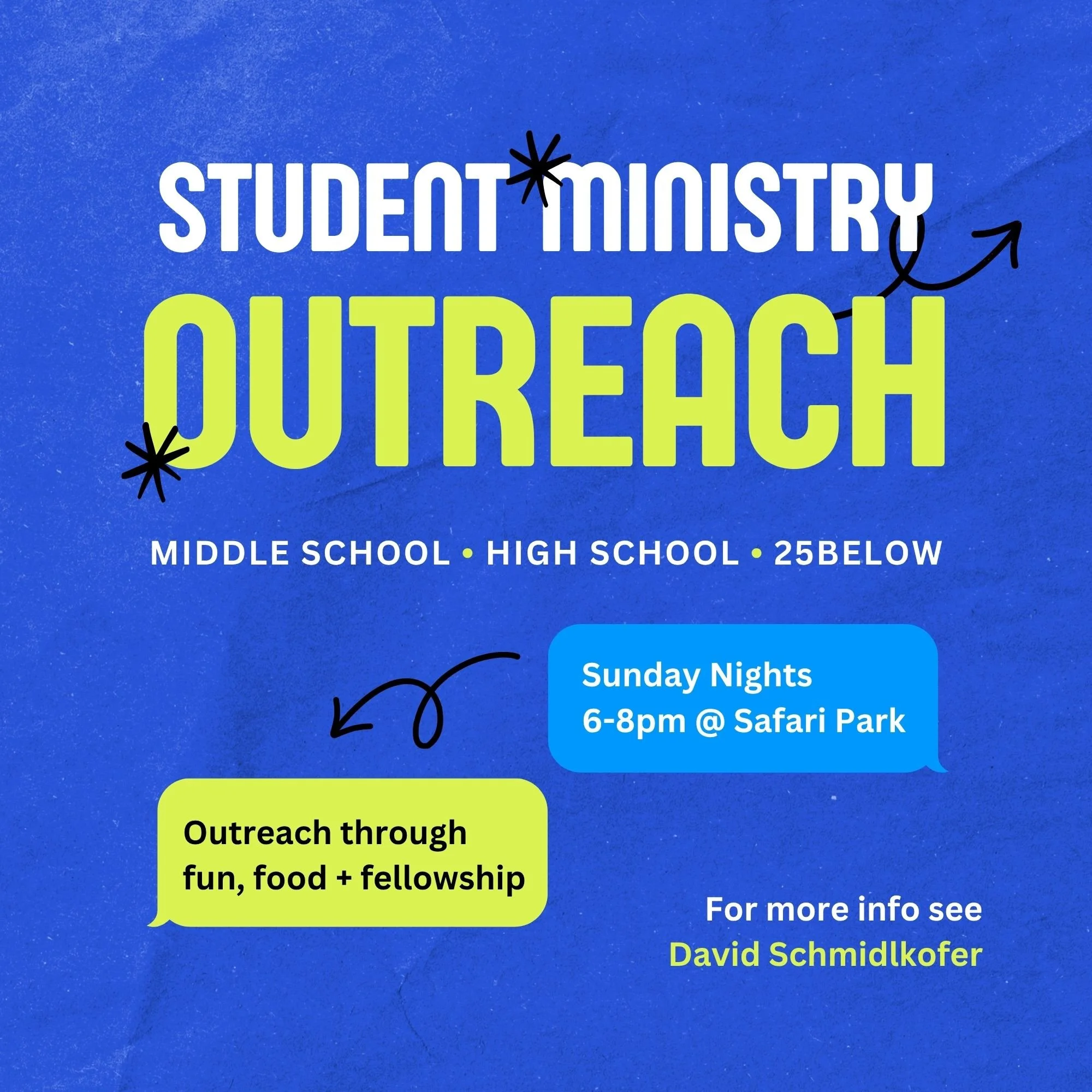 Student Ministry Outreach