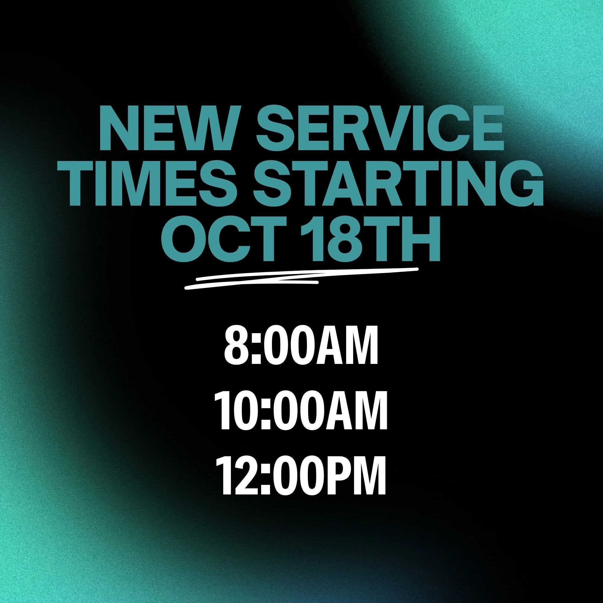 New Service times