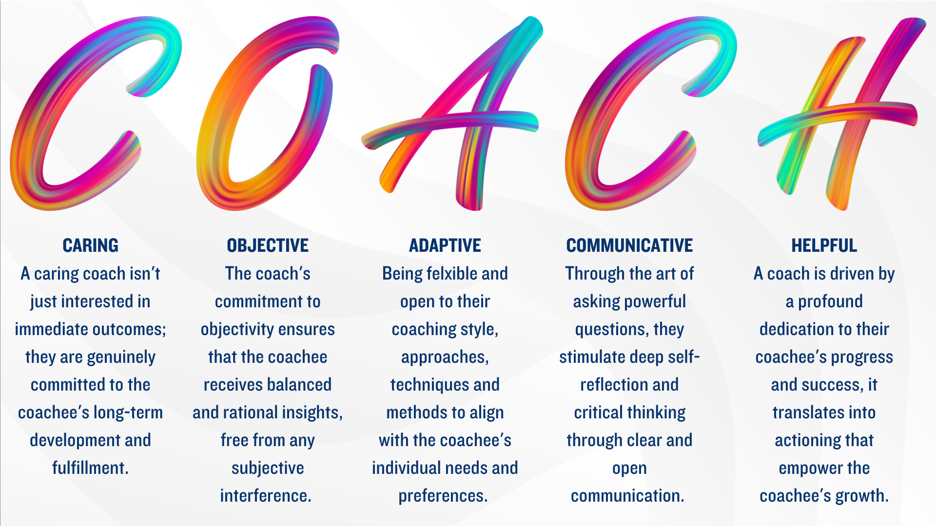 The 5 Essential COACH Characteristics in Effective Coaching