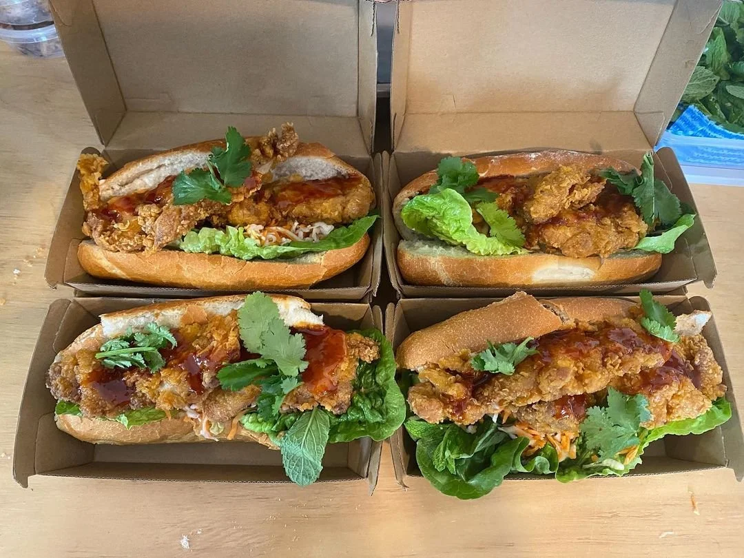 Korean Fried Chicken Banh Mi