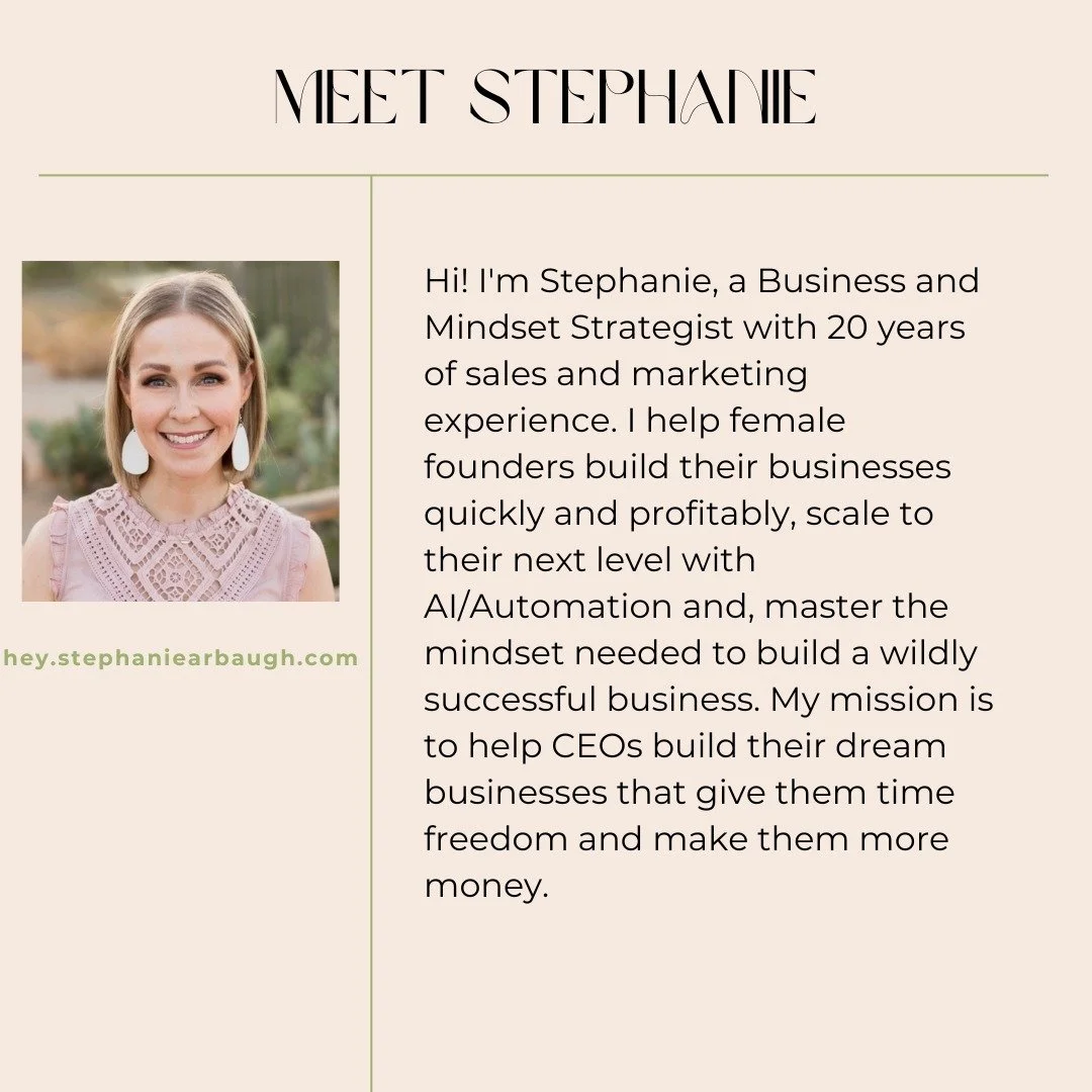 If you&rsquo;re feeling stuck in a cycle of long hours, constant juggling, and business overwhelm, you&rsquo;re not alone. Scaling isn&rsquo;t about working harder&mdash;it&rsquo;s about leveraging AI, automation, and smart systems to work smarter.

