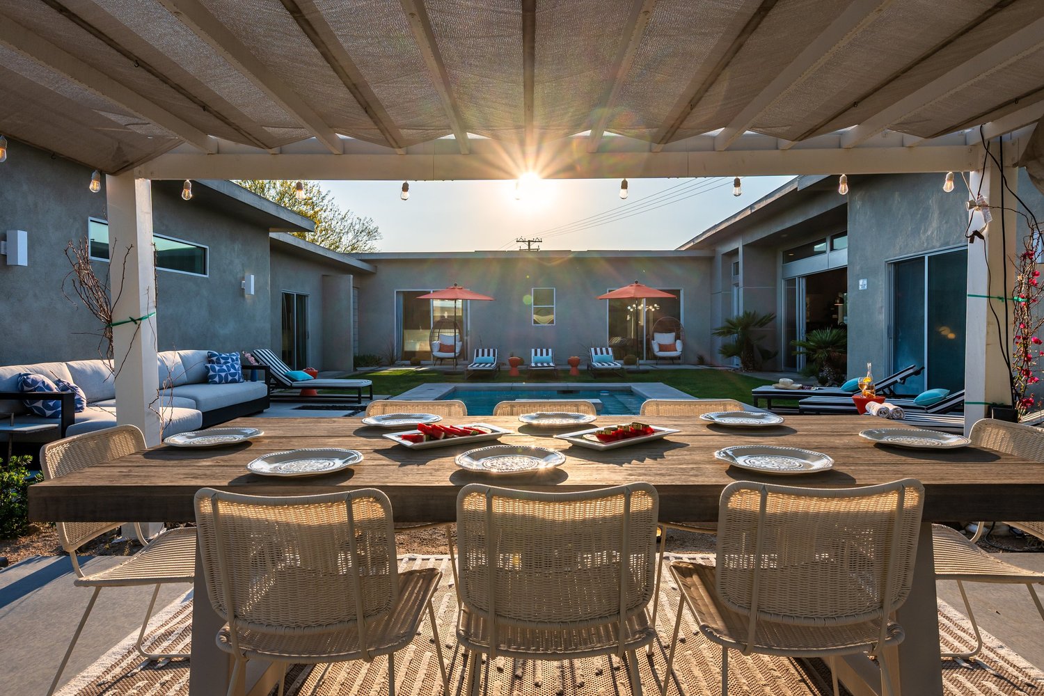 Palm Springs Home — Vacation Rental · Palm Springs, CA — interior design by Naomi Satya Interiors
