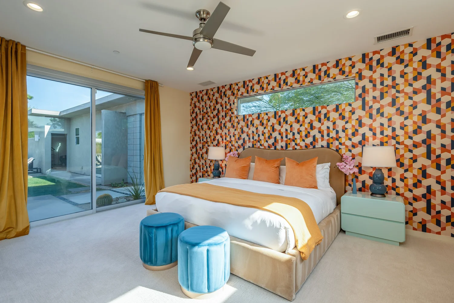 Palm Springs Home — Vacation Rental · Palm Springs, CA — interior design by Naomi Satya Interiors