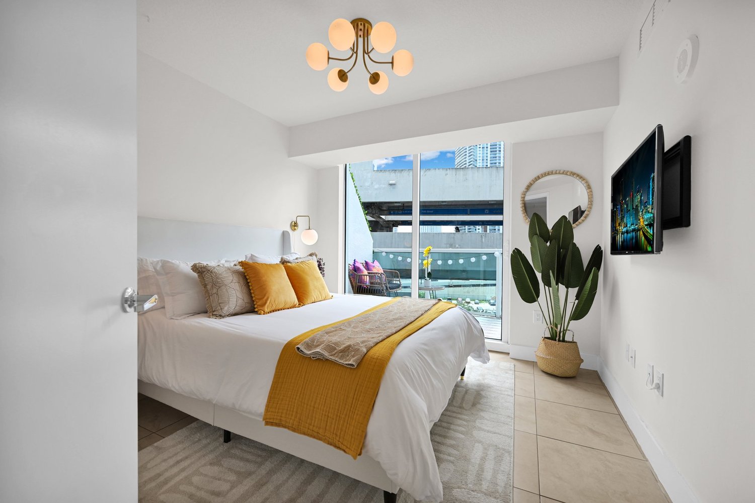Brickell Loft — Vacation Rental · Brickell, Miami — interior design by Naomi Satya Interiors