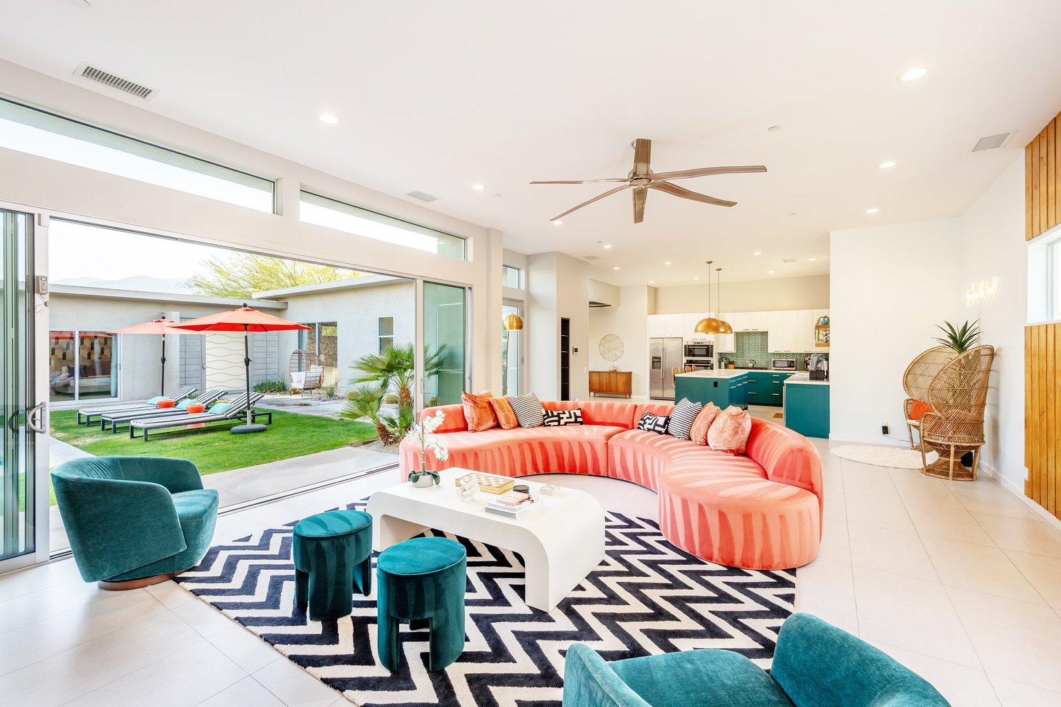 Palm Springs Home — Vacation Rental · Palm Springs, CA — interior design by Naomi Satya Interiors