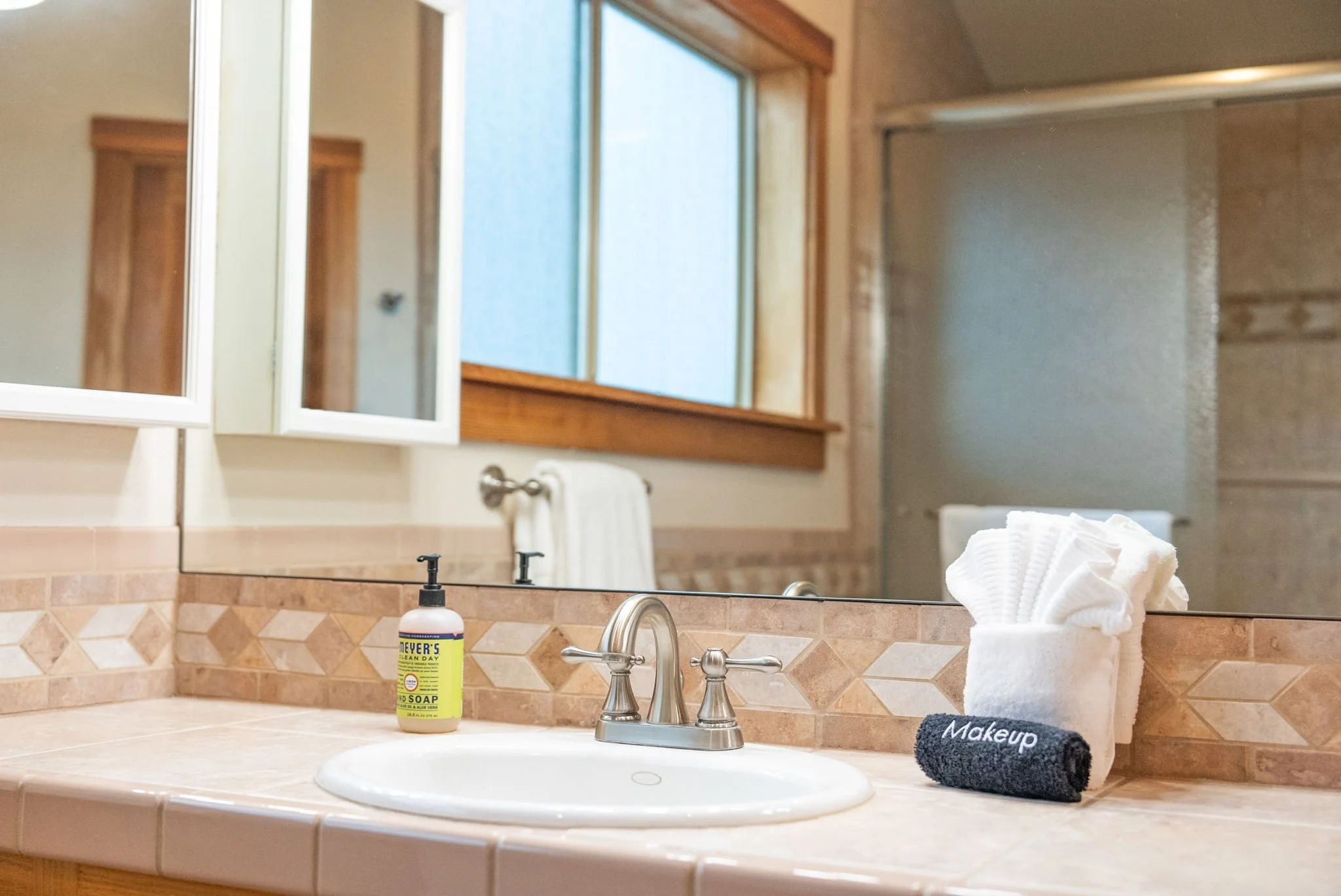 Upper level bathroom