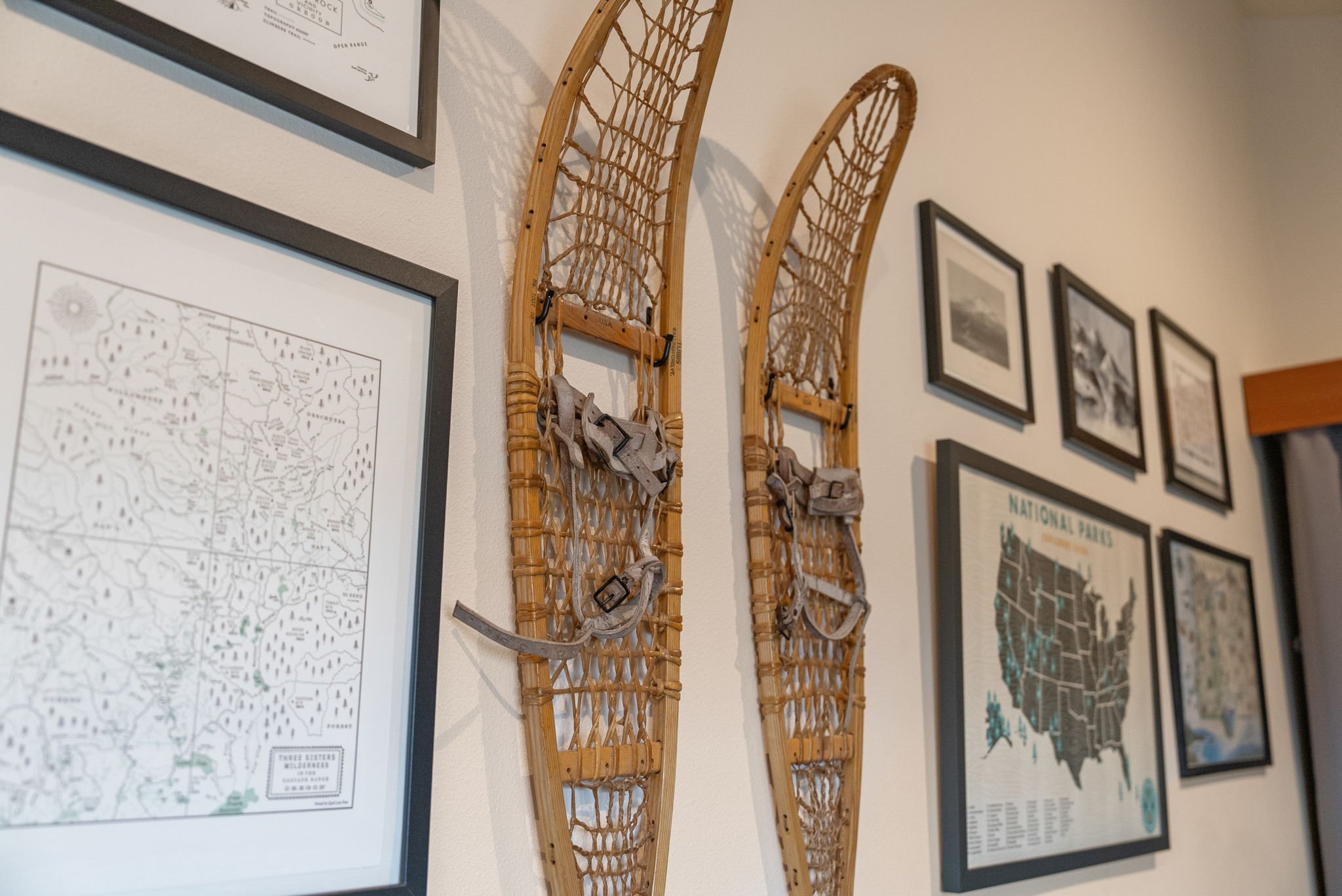 Photo of the art in the primary bedroom