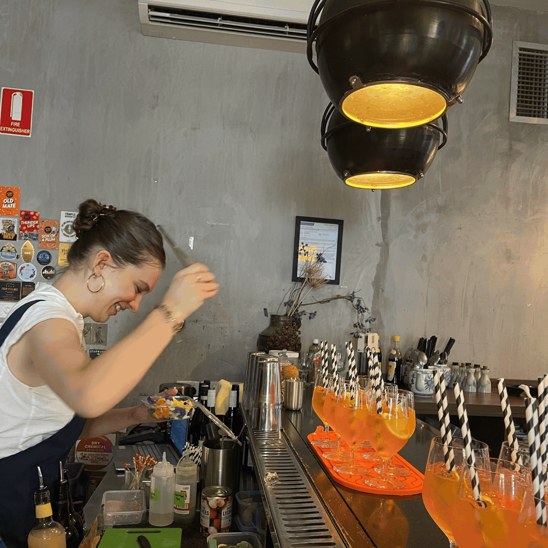 Standing Den 2000's BDay.gif