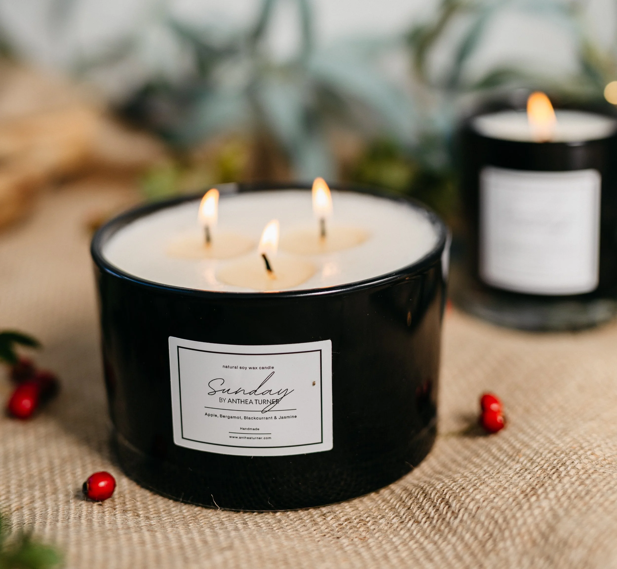 SUNDAY CANDLE 3 WICK - BACK IN STOCK