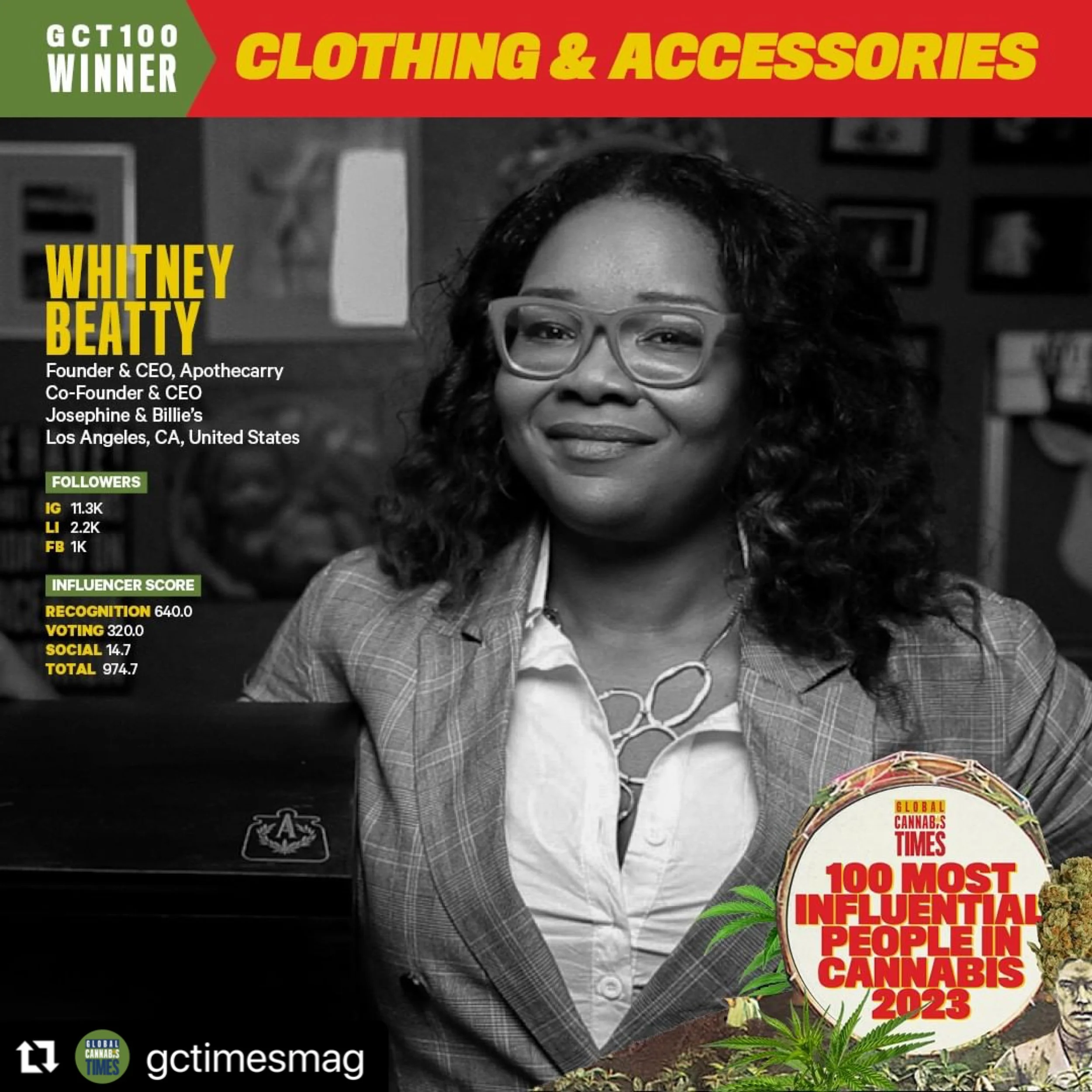 GCT: 100 Most Influential in Cannabis