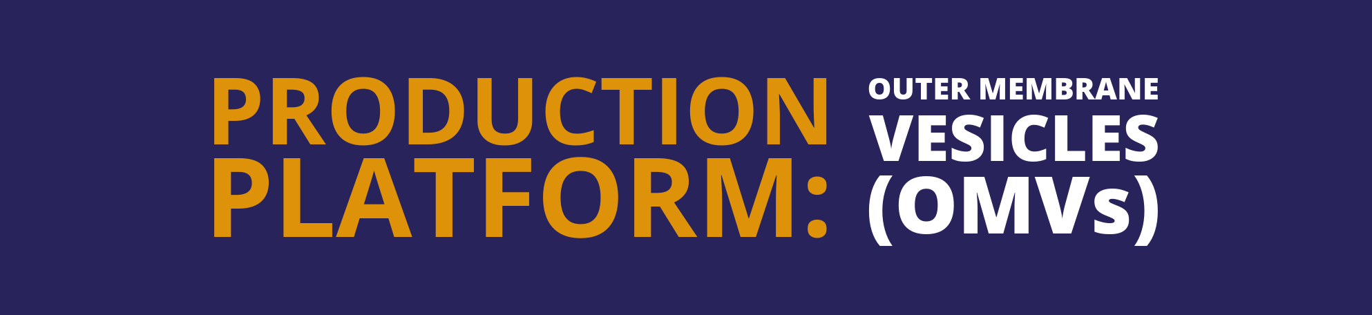 production platform: OMVs