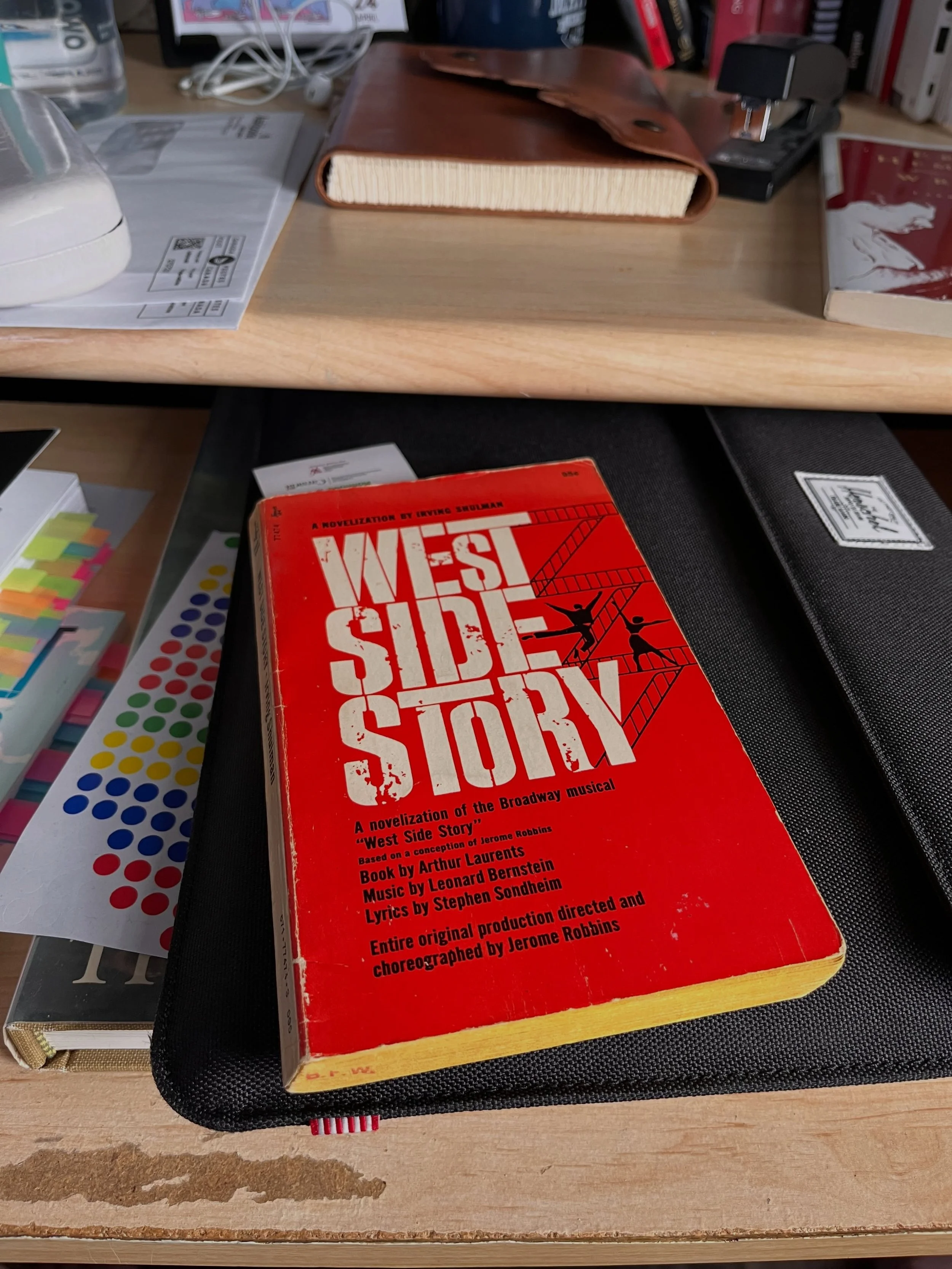 Is your work station as much a jumbled mess as mine?

#ınstabook #westsidestory #goodreads #2026