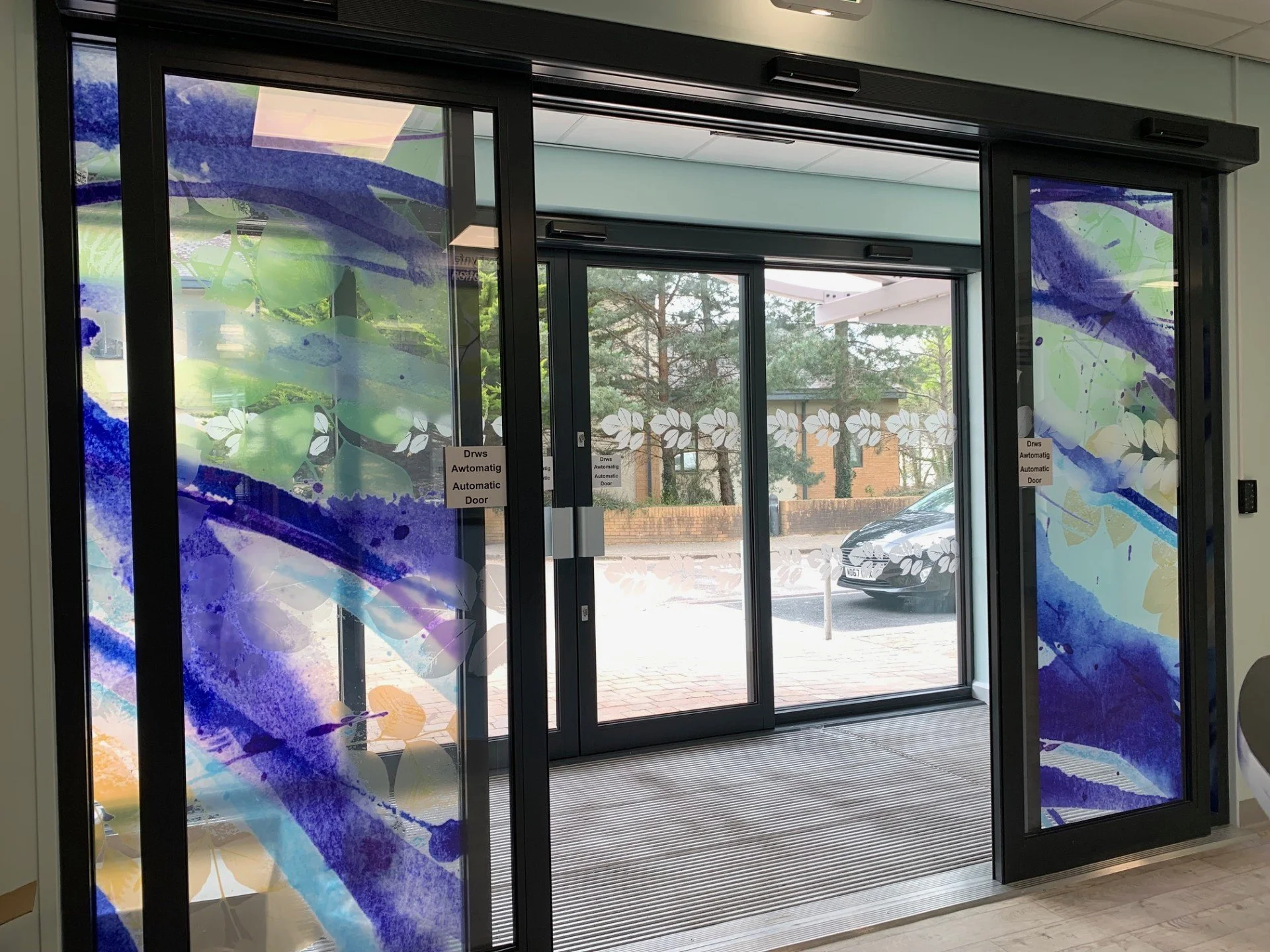 Bronglais Hospital, Aberystwyth entrance