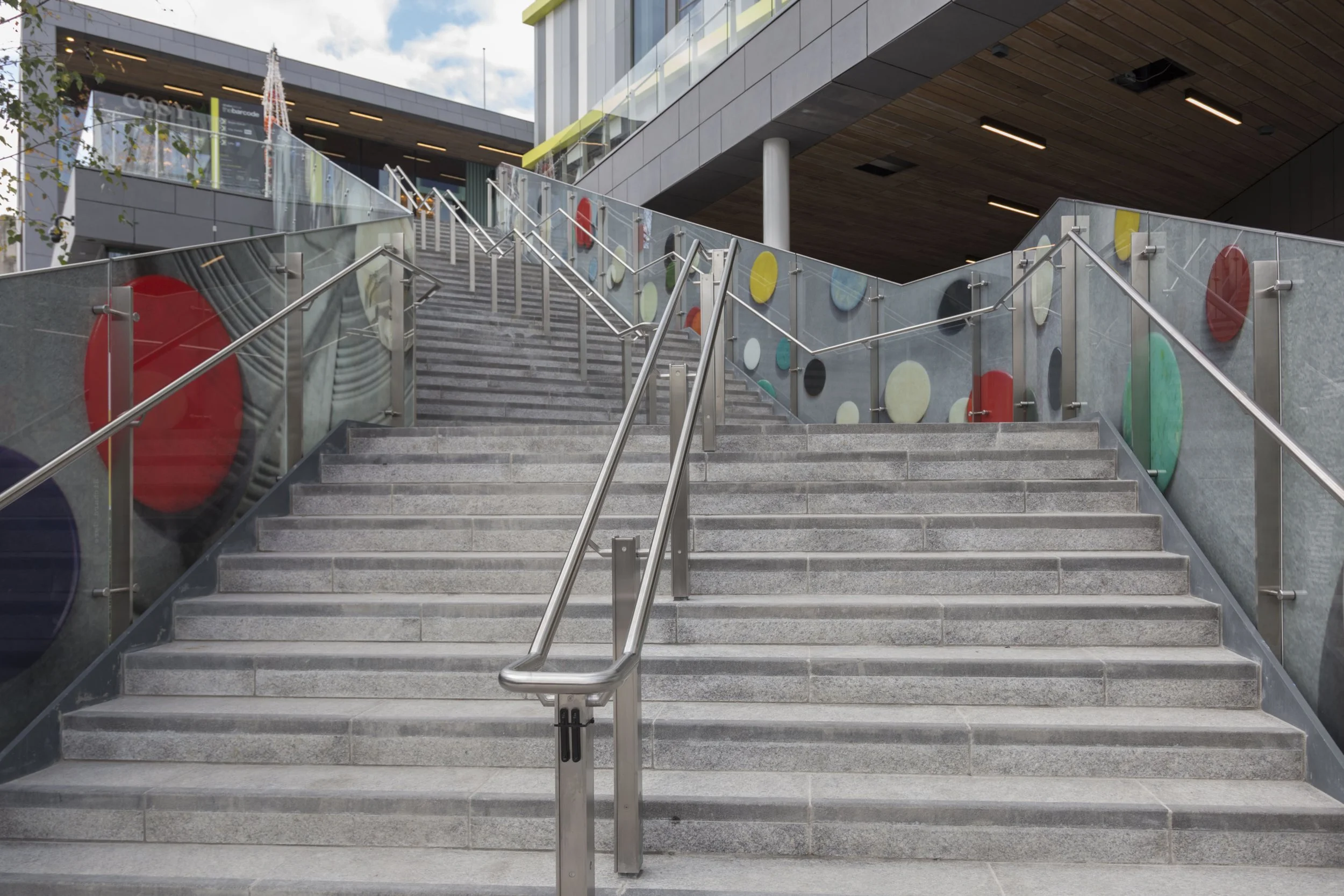 Drakes Circus glass balustrade