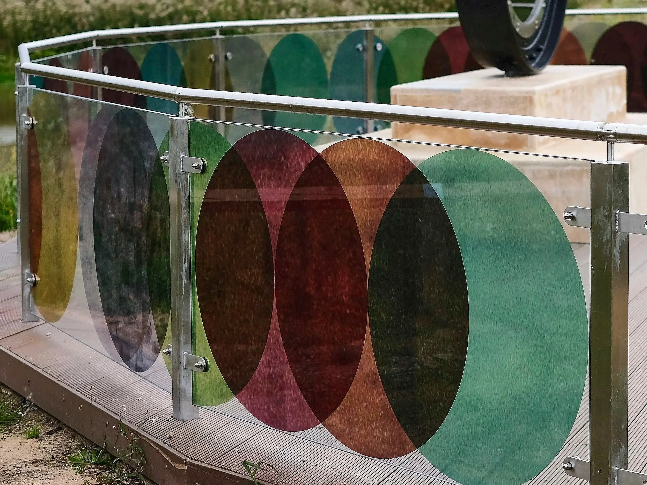 Decorative glass balustrades
