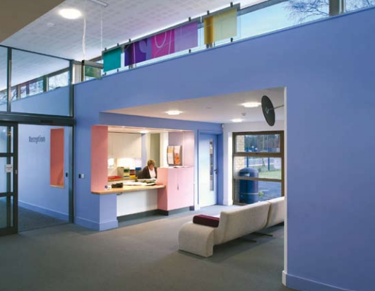 Hollywater school glass balustrade