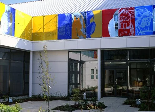 North Wales Cancer Treatment Centre glass balustrade