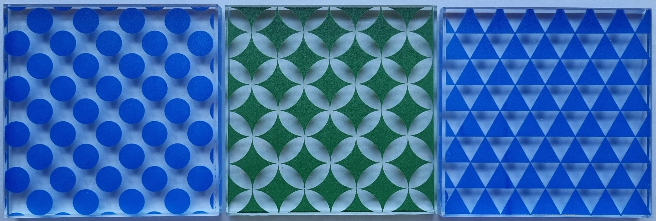 anti slip glass patterns and colours