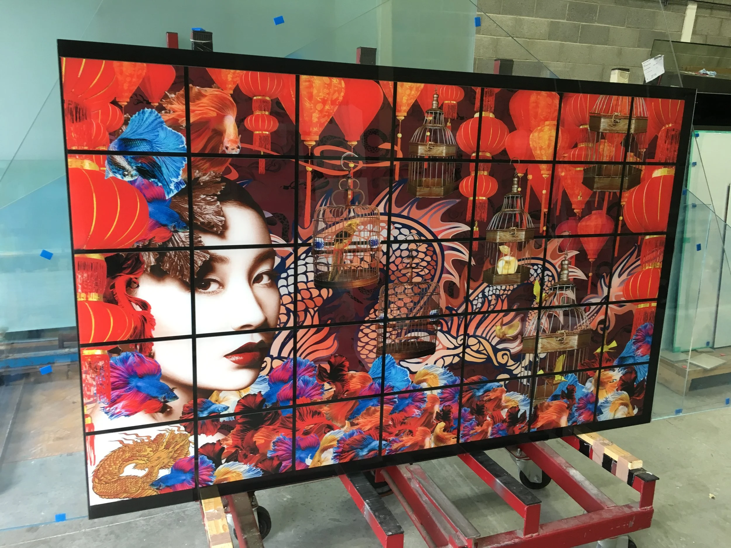 Bespoke interior glass