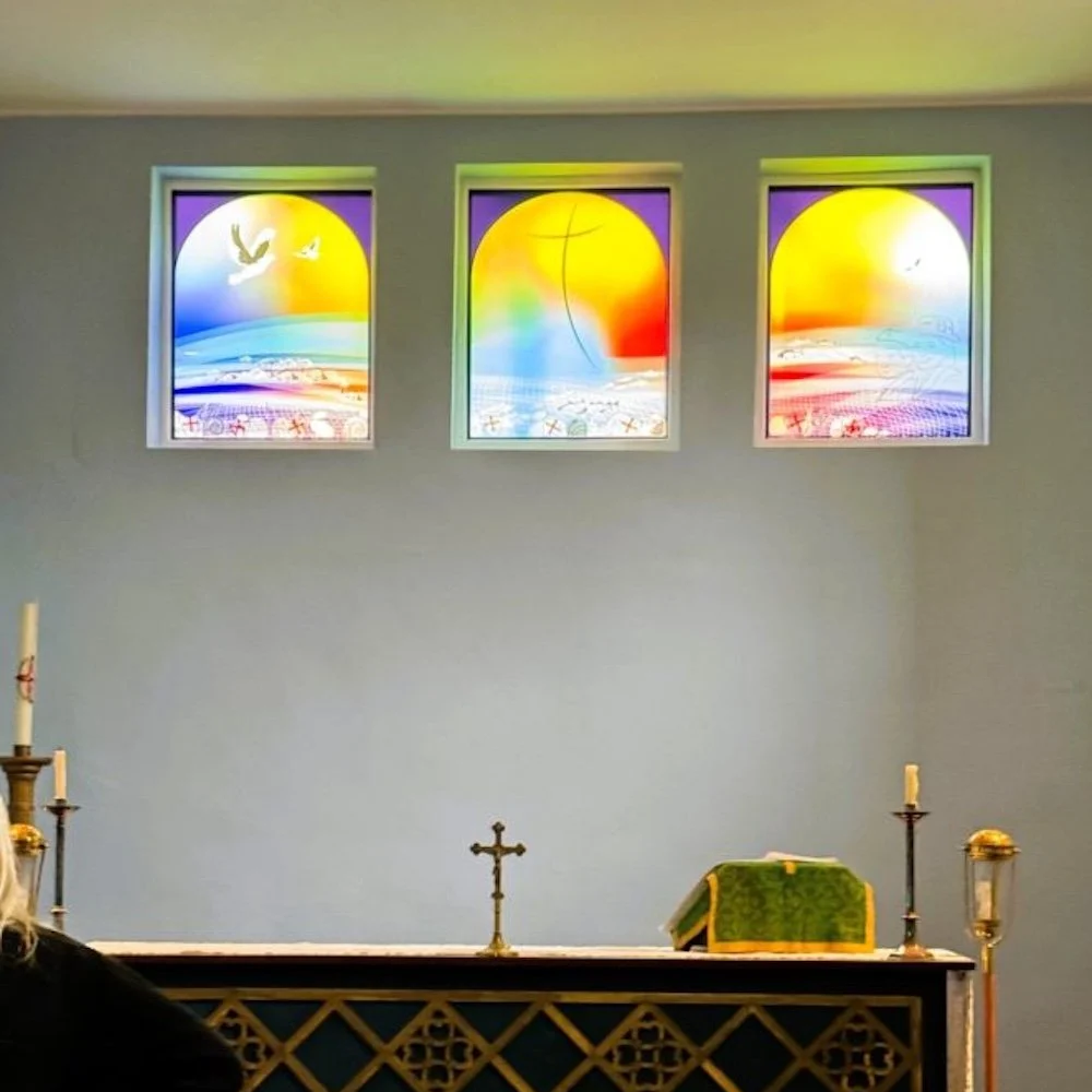 Digitally printed chapel windows